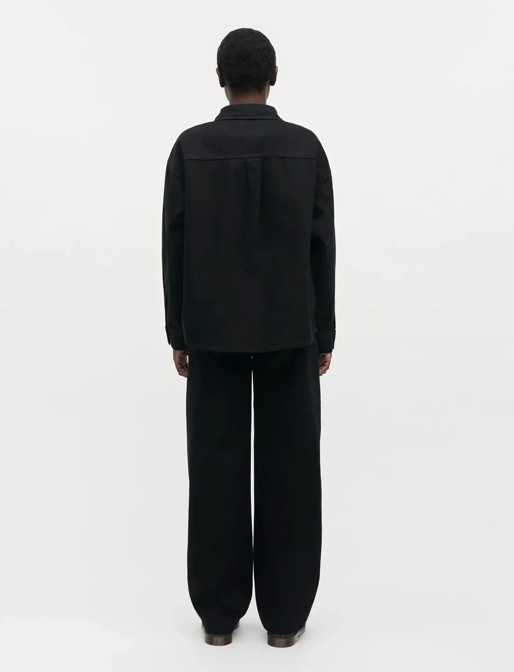 Mads Nørgaard - Dyed Denim Gisla Shirt - jeanshemden - black - 2