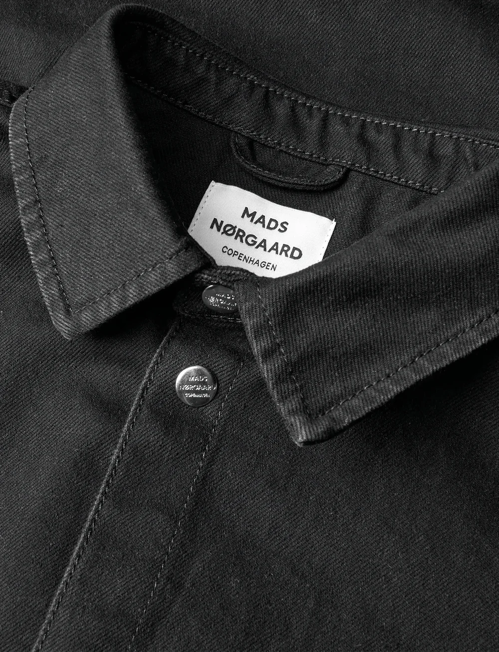 Mads Nørgaard - Dyed Denim Gisla Shirt - jeanshemden - black - 3
