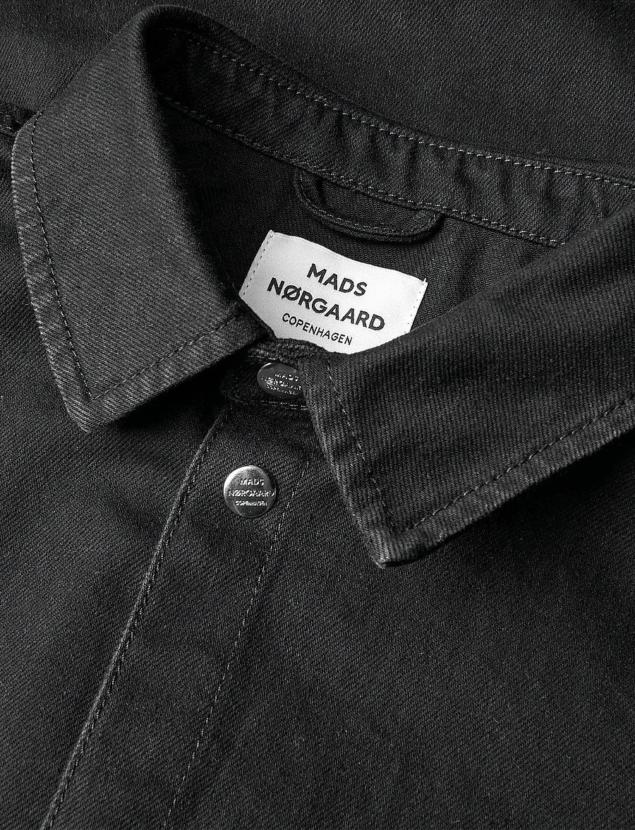 Mads Nørgaard - Dyed Denim Gisla Shirt - džinsiniai marškiniai - black - 3