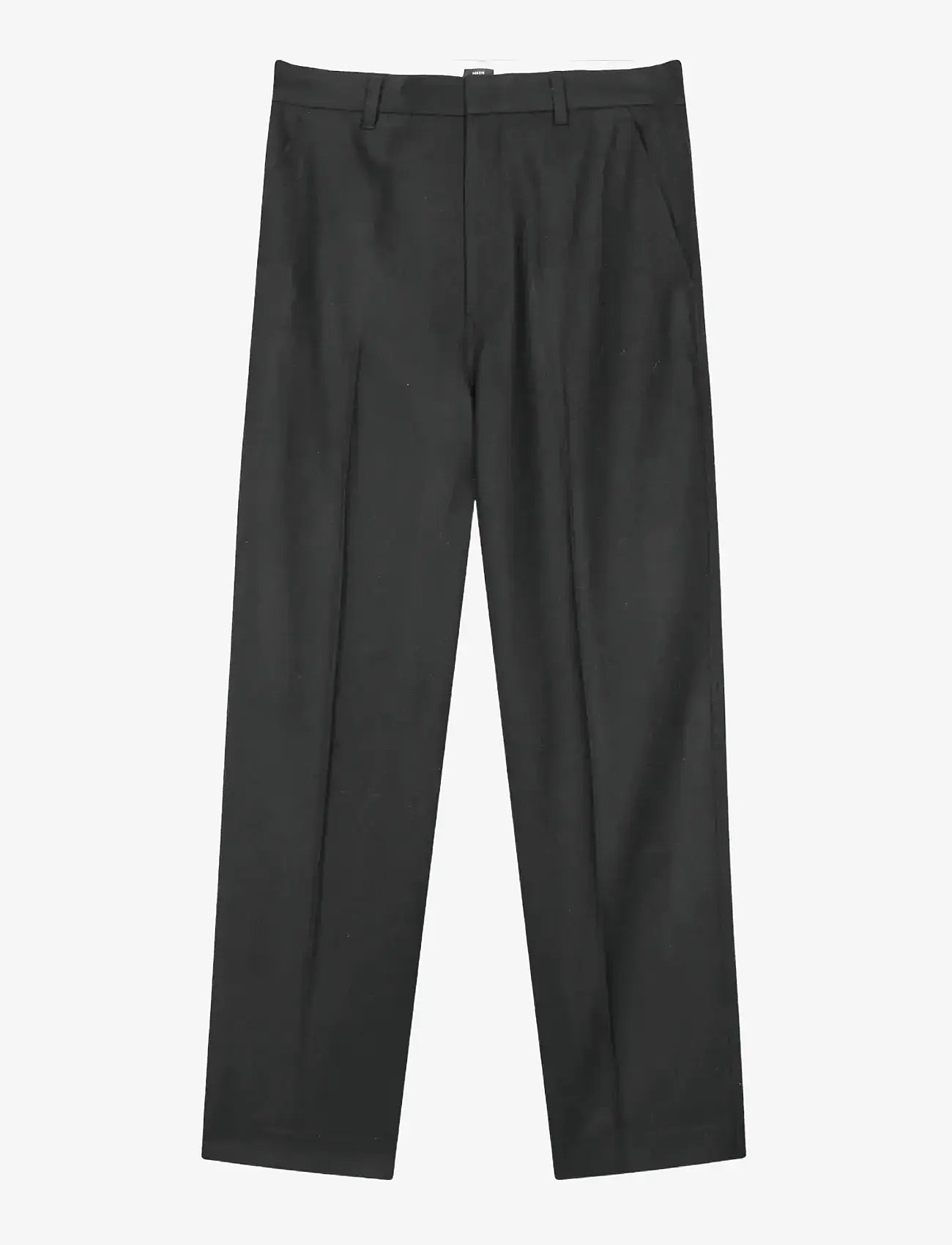 Mads Nørgaard - Fancy Wool Henry Pants - herbstliche kleidung - black - 0