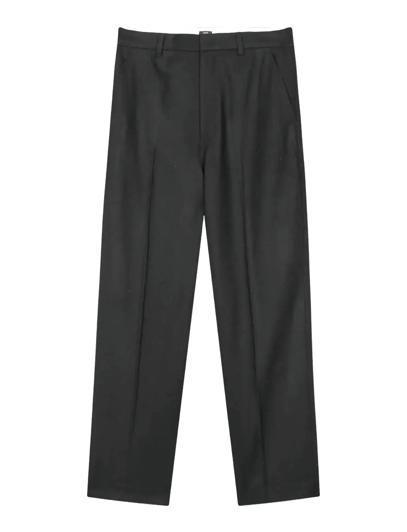 Mads Nørgaard Fancy Wool Henry Pants - Mads Nørgaard - BLACK / black