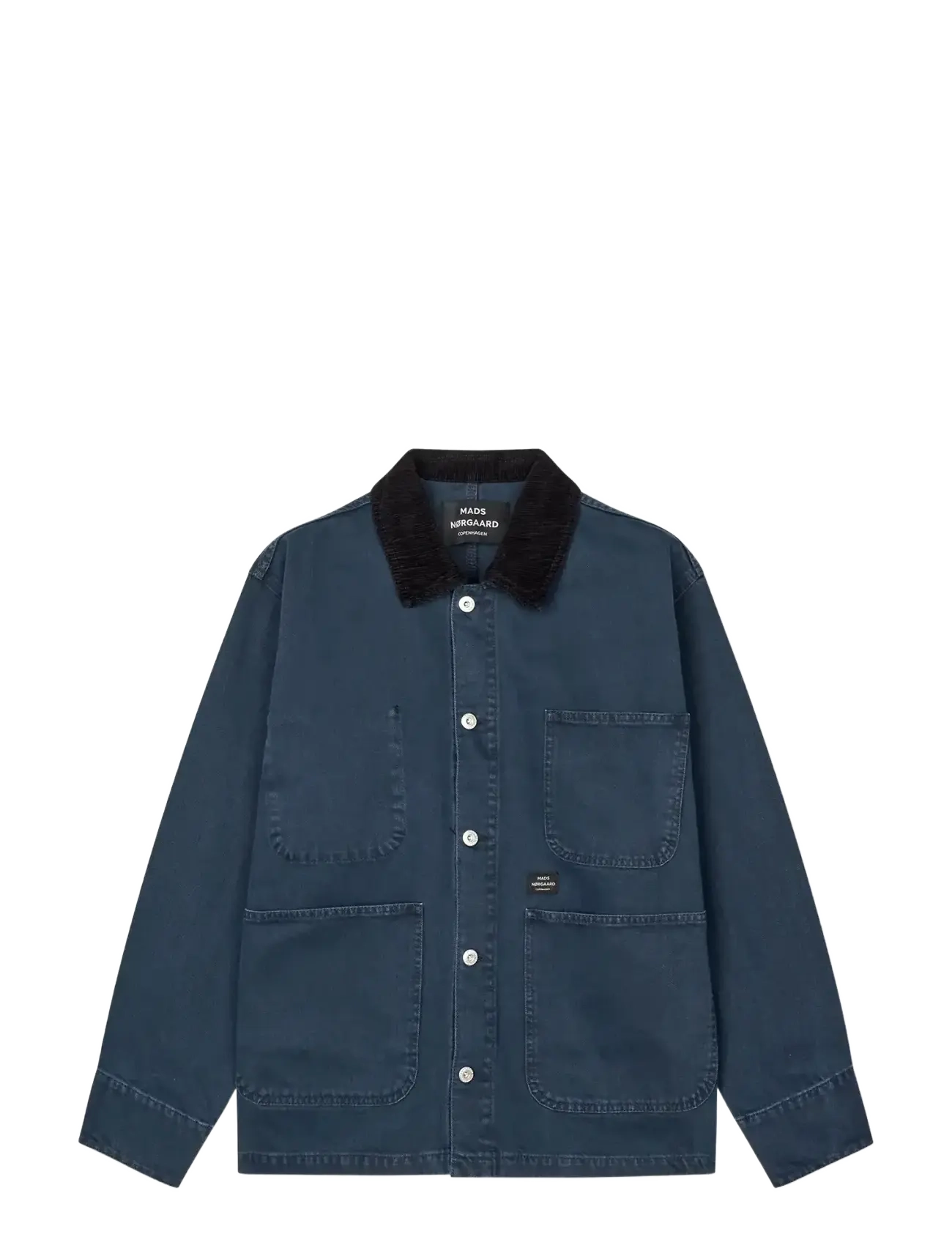 Mads Nørgaard Soil Denim Chore Jacket - Tøj - PARISIAN NIGHT / blue
