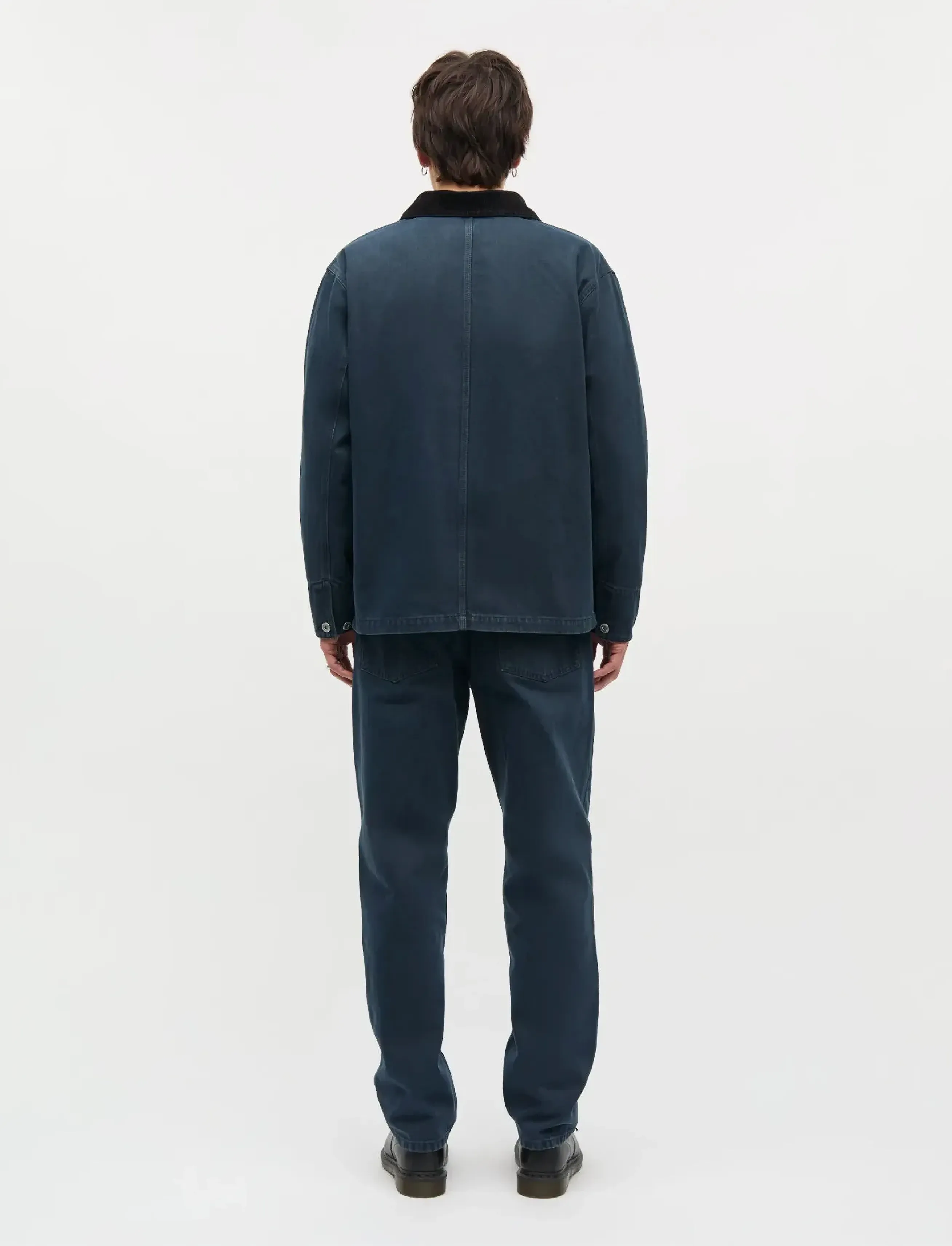 Mads Nørgaard - Soil Denim Chore Jacket - denim jackets - parisian night - 2