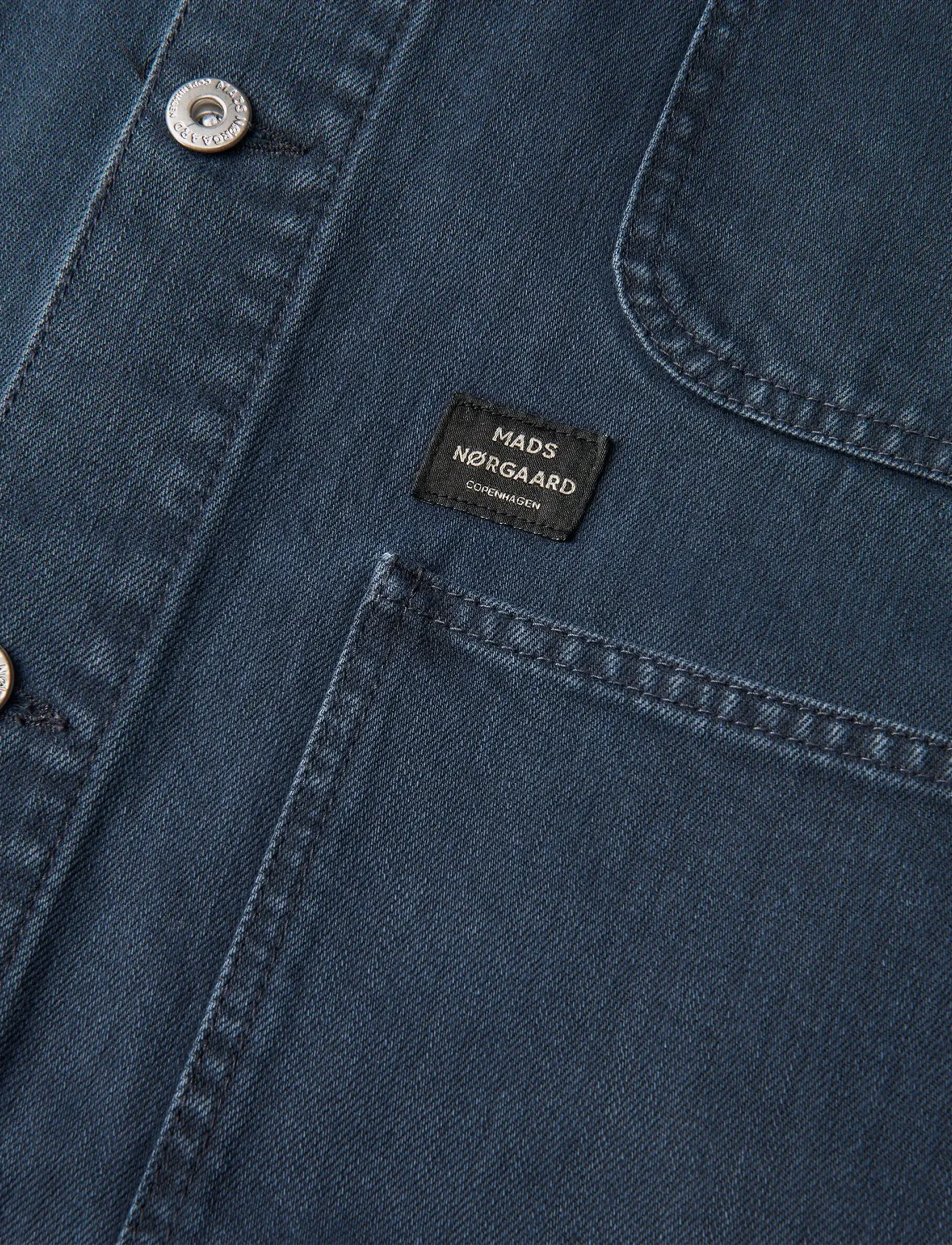 Mads Nørgaard - Soil Denim Chore Jacket - denim jackets - parisian night - 3