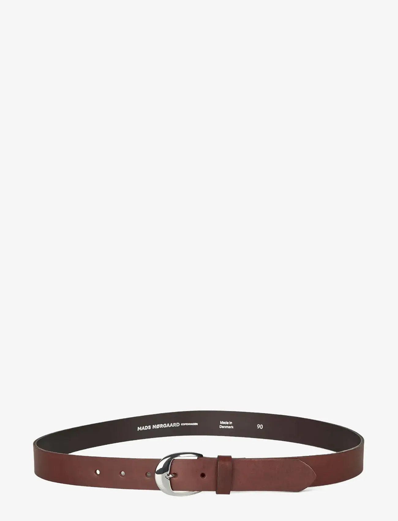 Mads Nørgaard - Skin Birkin Belt - nahkrihmad - dark brown - 0