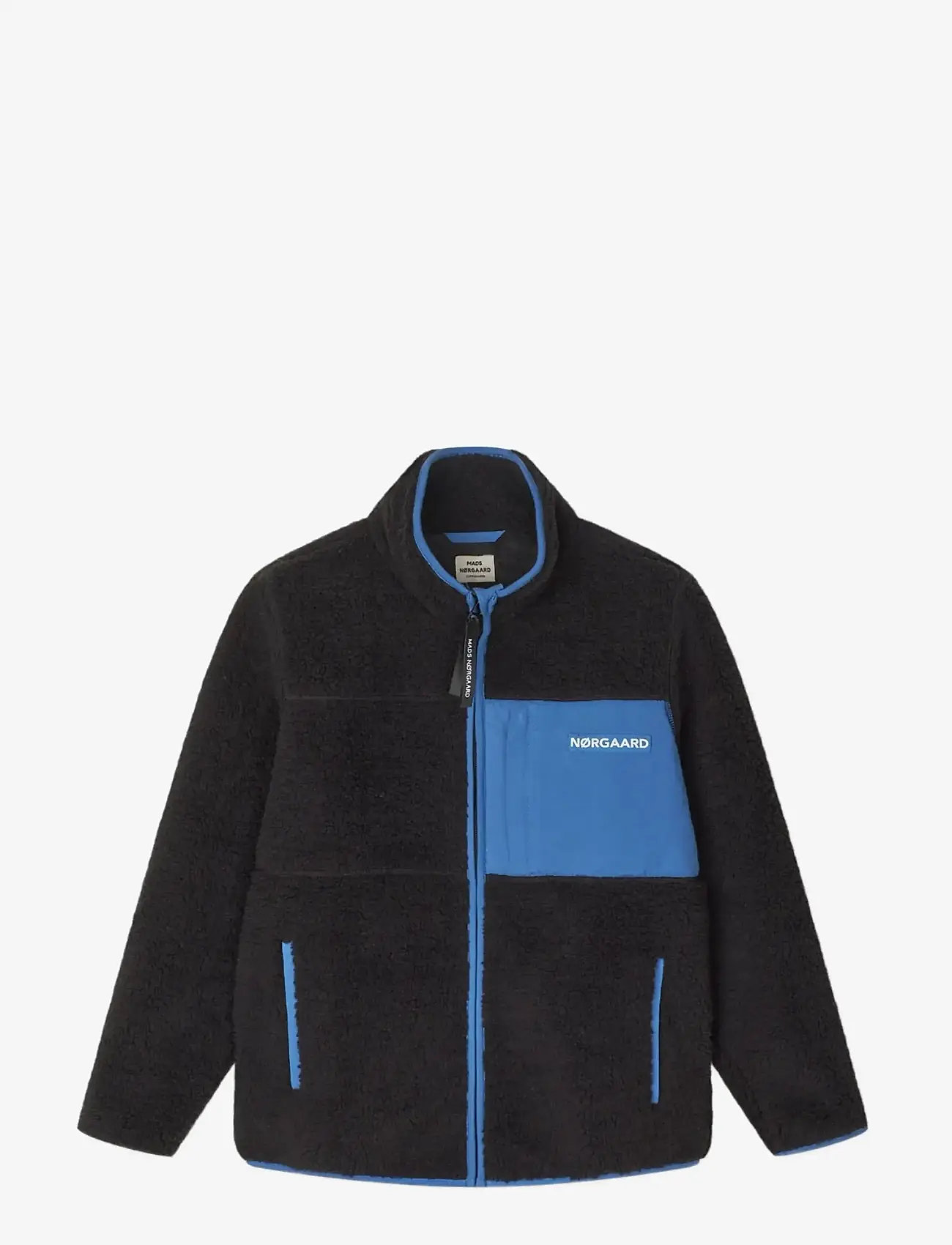 Mads Nørgaard - Teddy Fleece  Jeffo Jacket - fleece jackets - jet black - 1