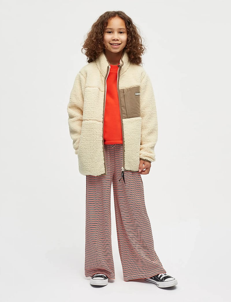 Mads Nørgaard - Teddy Fleece Jeffo Jacket - fliisjakid - vanilla custard - 0