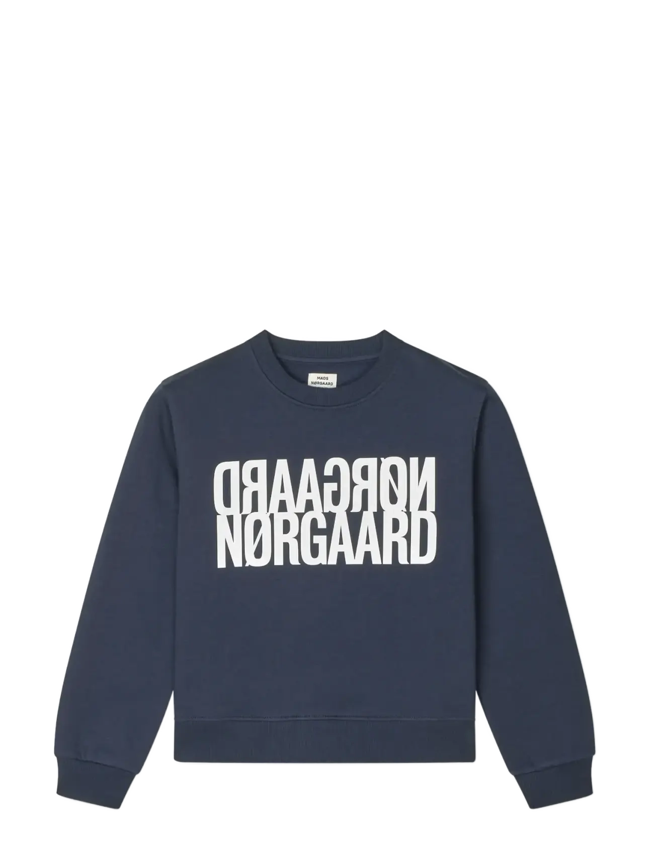 Mads Nørgaard Original Sweat Talinka Sweatshirt, 128, Navy, Sweatshirts & Hættetrøjer > Sweatshirts, Børn