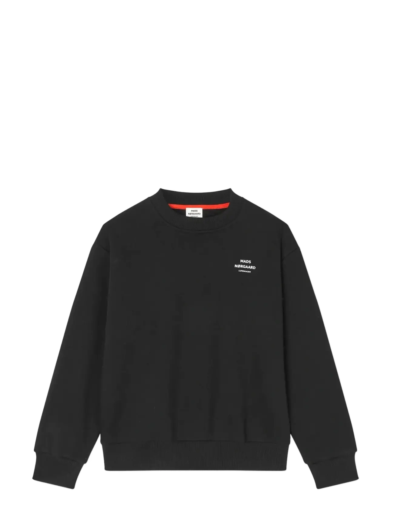Mads Nørgaard Mix Sweat Sonar Sweatshirt - 4 for 3 - JET BLACK / black