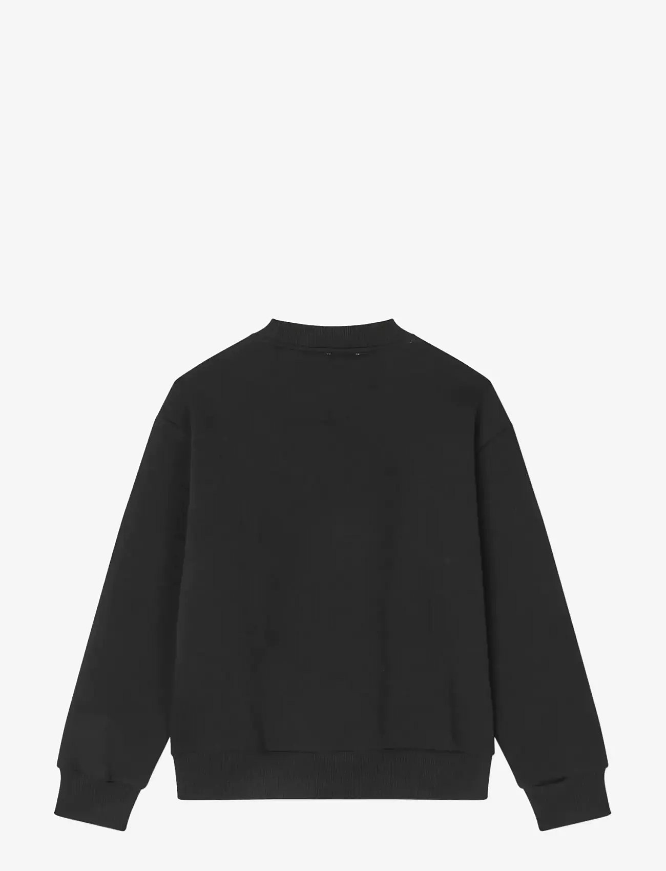 Mads Nørgaard - Mix Sweat Sonar Sweatshirt - sweatshirts - jet black - 1
