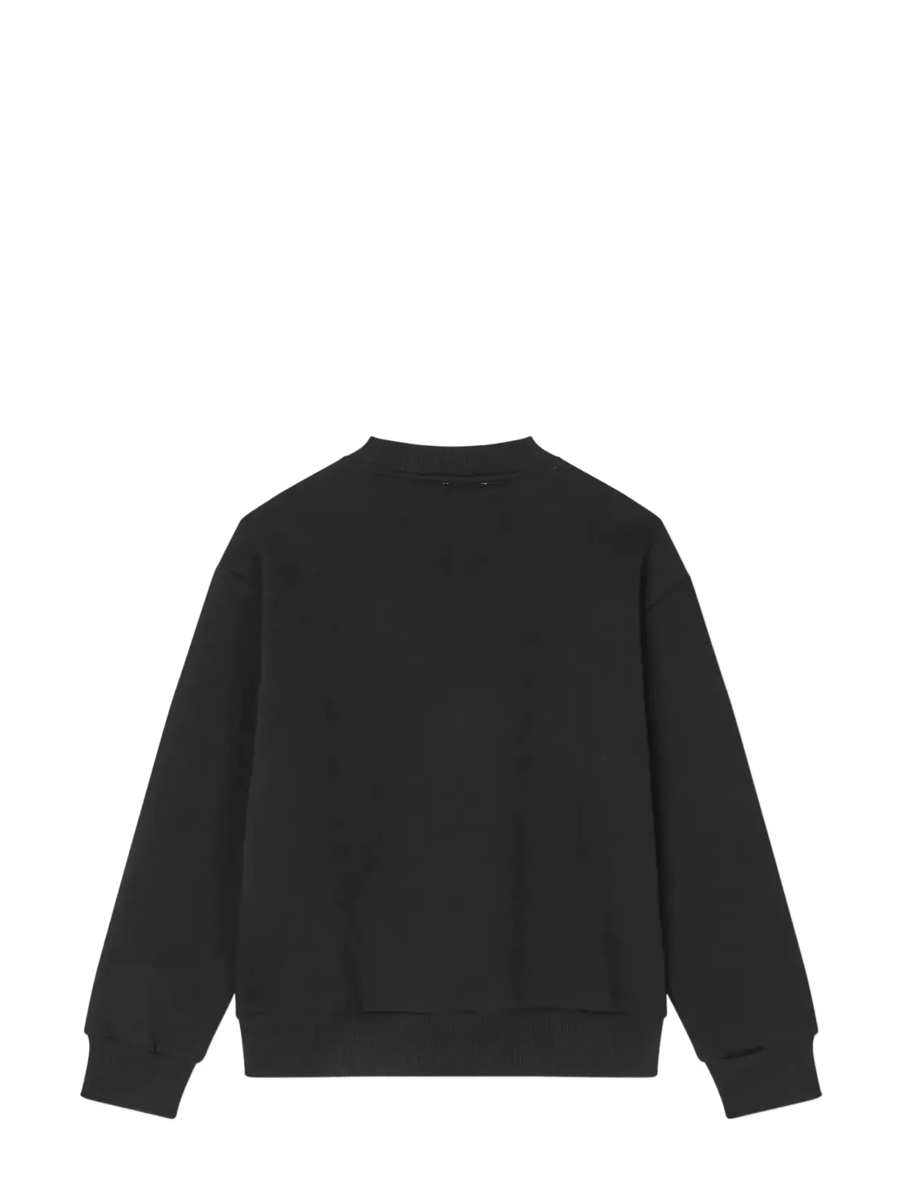 Mads Nørgaard - Mix Sweat Sonar Sweatshirt - sweatshirts - jet black - 1