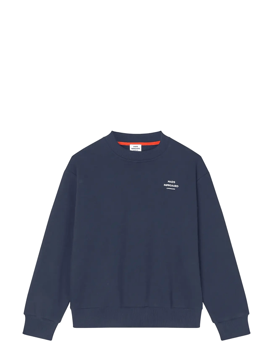 Mads Nørgaard - Mix Sweat Sonar Sweatshirt - sweatshirts - sky captain - 0
