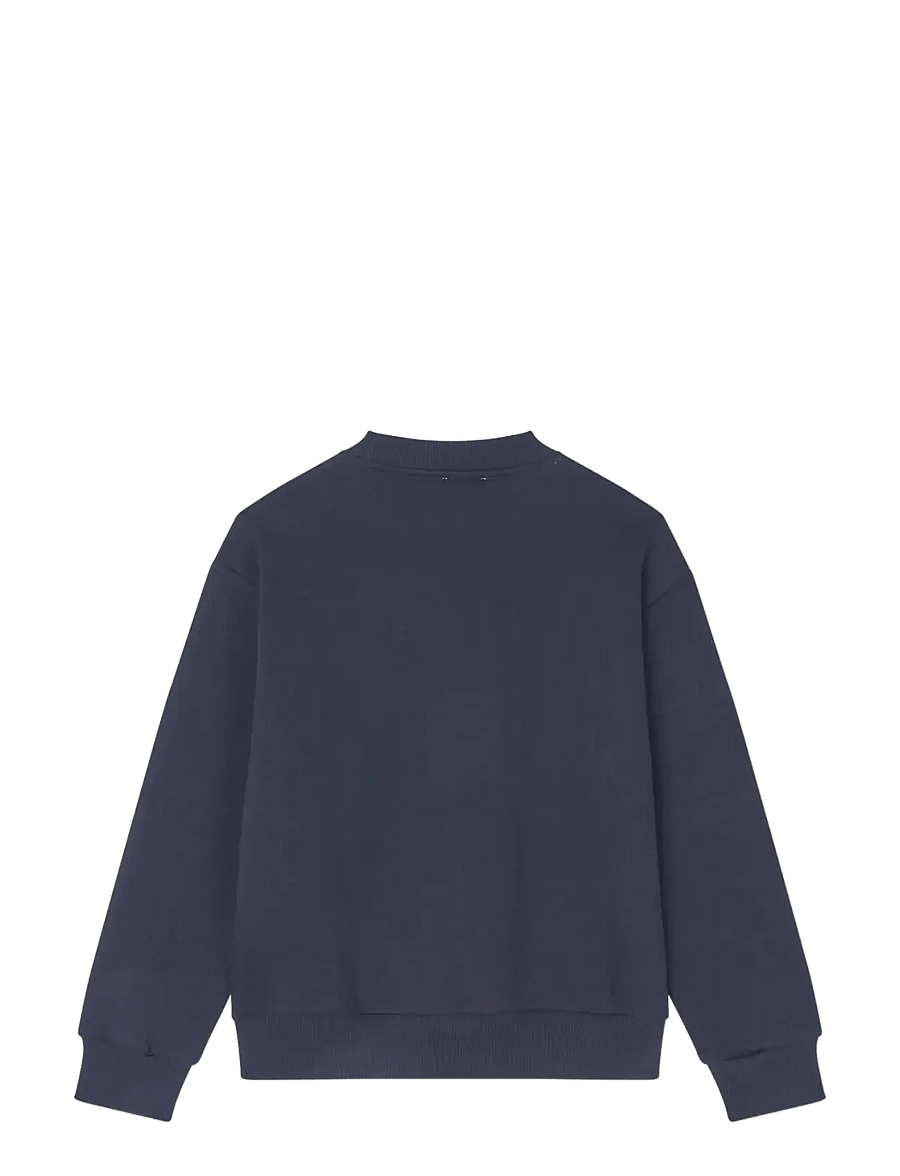Mads Nørgaard - Mix Sweat Sonar Sweatshirt - sweatshirts - sky captain - 1