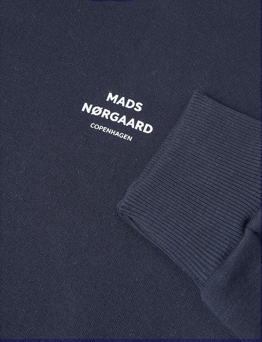 Mads Nørgaard - Mix Sweat Sonar Sweatshirt - sweatshirts - sky captain - 2