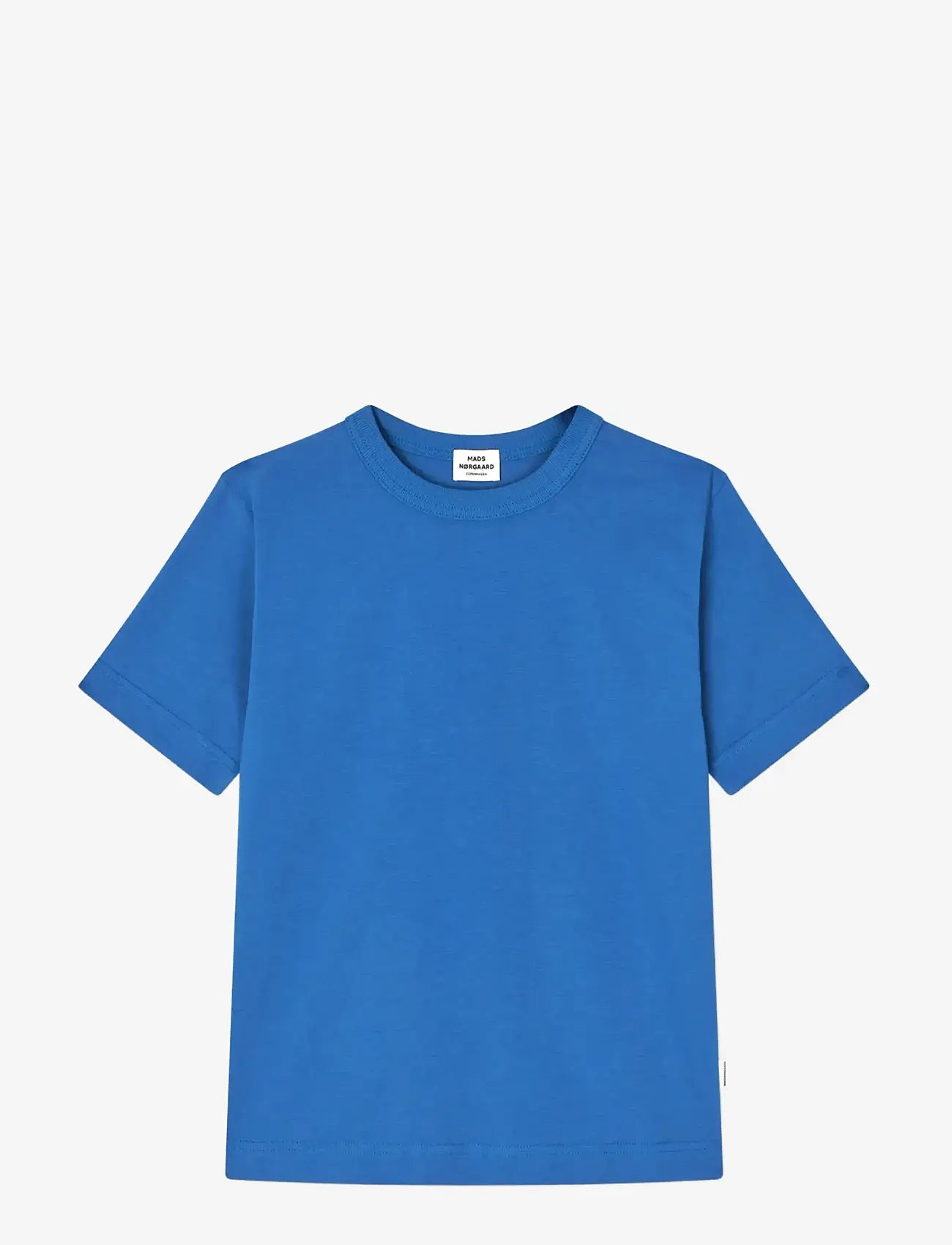 Mads Nørgaard - Dry Single Theo Tee - short-sleeved t-shirts - bright cobalt - 0