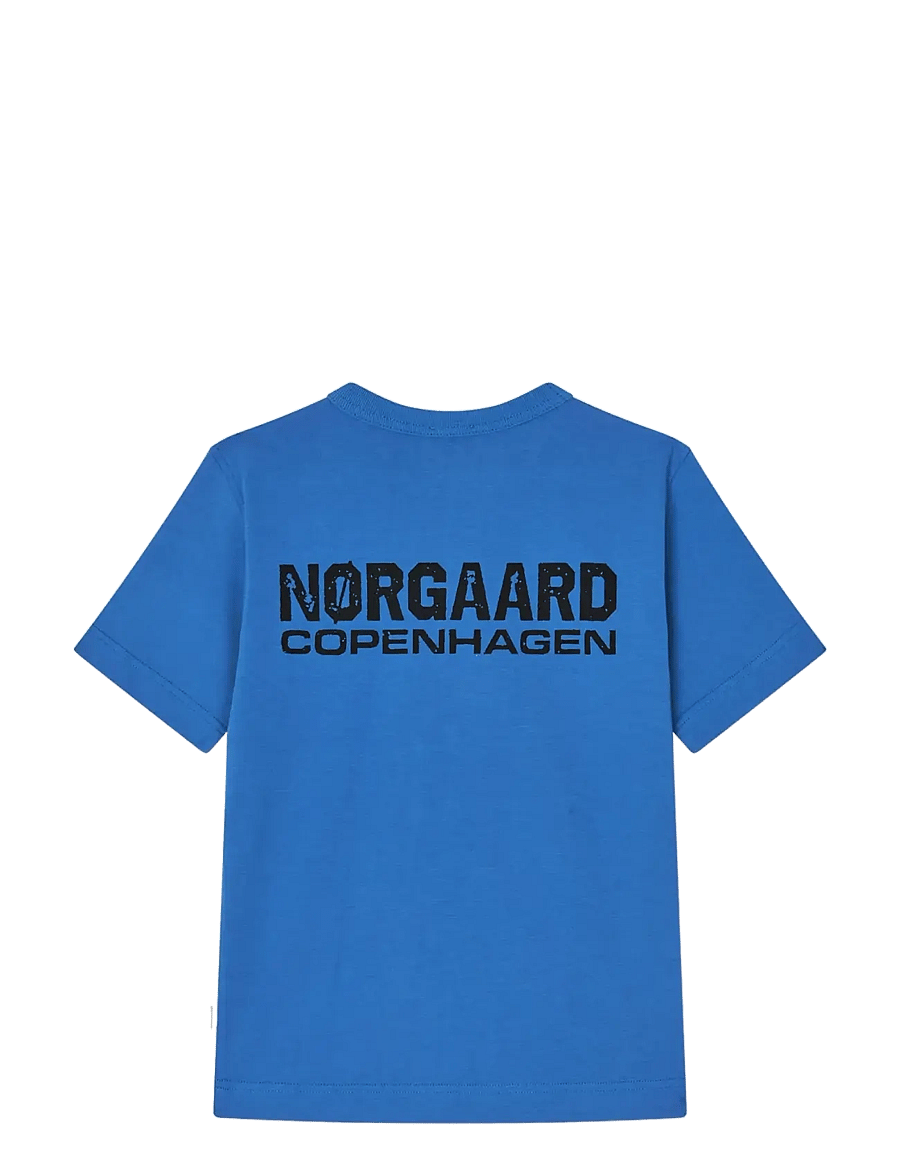 Mads Nørgaard - Dry Single Theo Tee - kortärmade t-shirts - bright cobalt - 1
