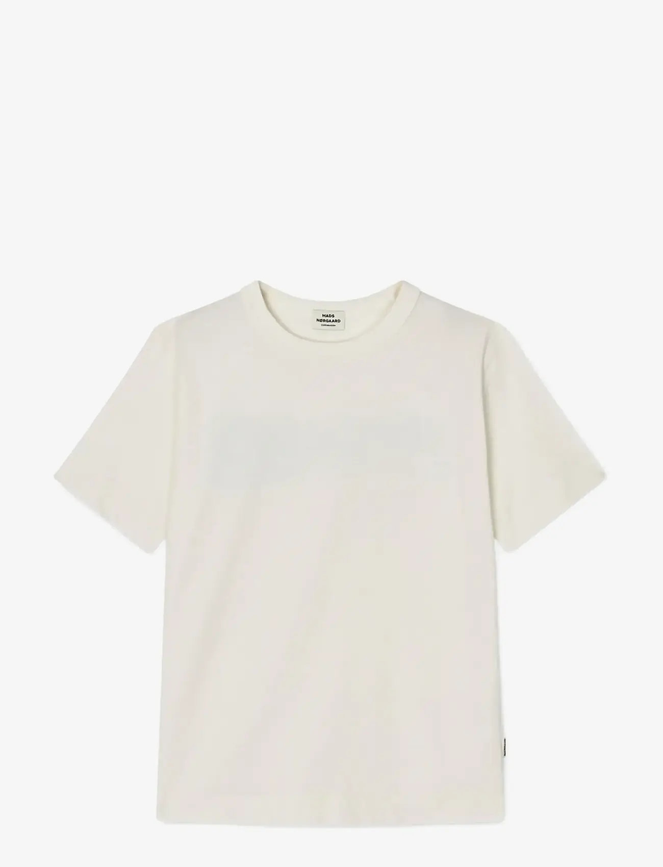 Mads Nørgaard - Dry Single Theo Tee - kortärmade t-shirts - snow white - 1