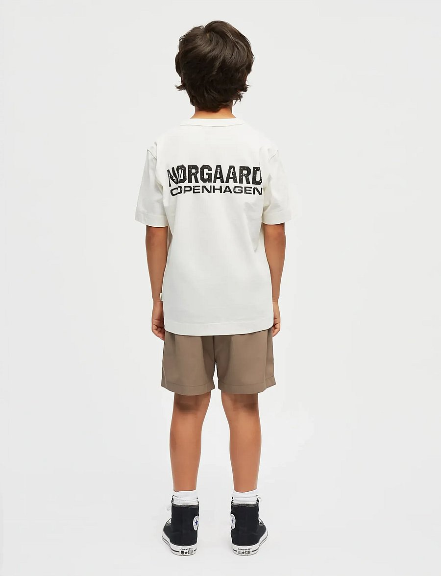 Mads Nørgaard - Dry Single Theo Tee - kurzärmelige - snow white - 3