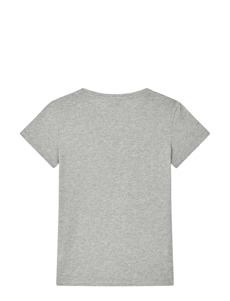 Mads Nørgaard - Single Cotton Tuvina Tee - kurzärmelige - grey melange - 2