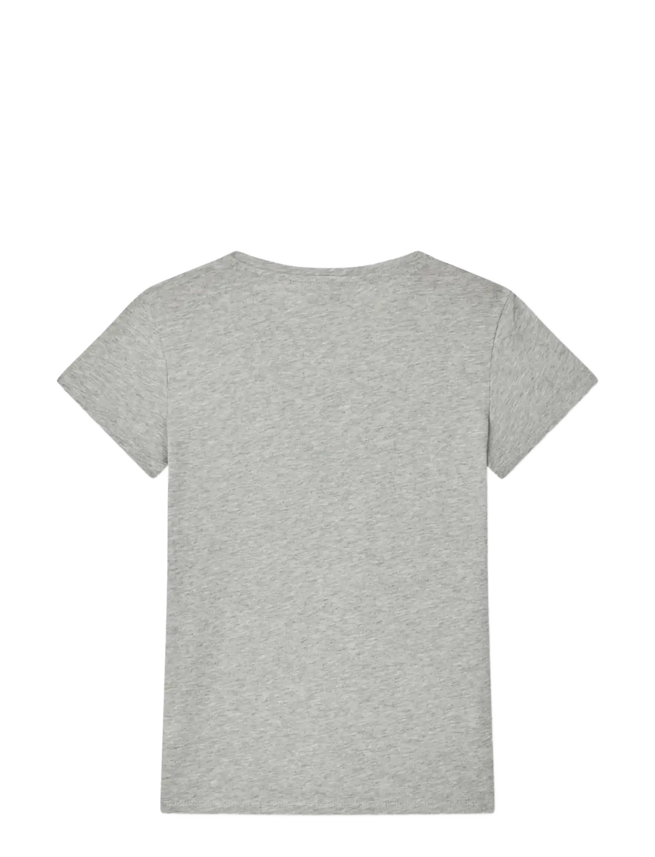 Mads Nørgaard - Single Cotton Tuvina Tee - short-sleeved t-shirts - grey melange - 2