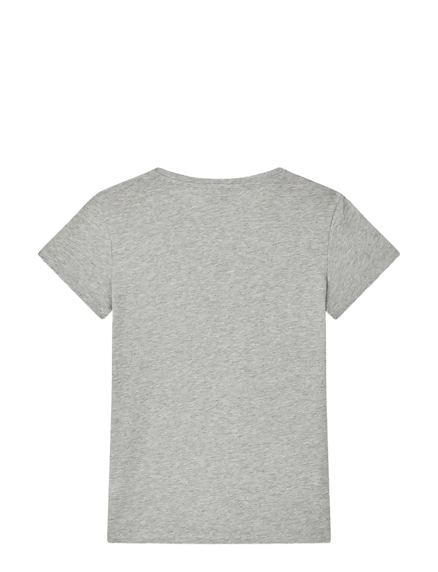 Mads Nørgaard - Single Cotton Tuvina Tee - kurzärmelige - grey melange - 2