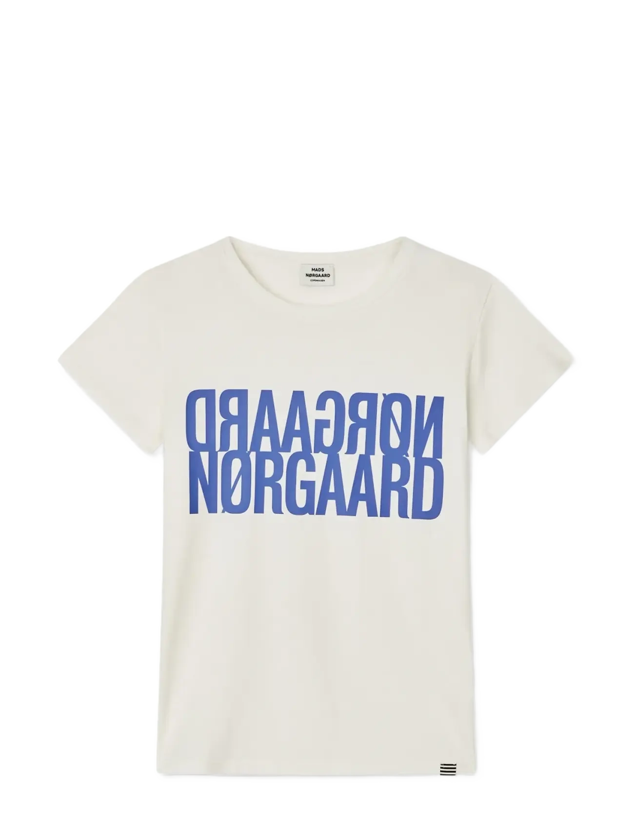 Mads Nørgaard Single Cotton Tuvina Tee - Mads Nørgaard - VANILLA ICE / cream