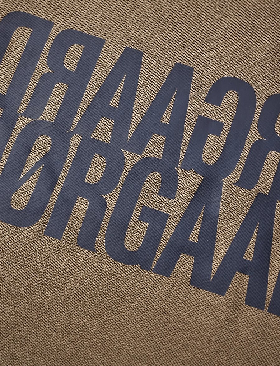 Mads Nørgaard - Single Cotton Tuvina Tee - kurzärmelige - walnut - 2