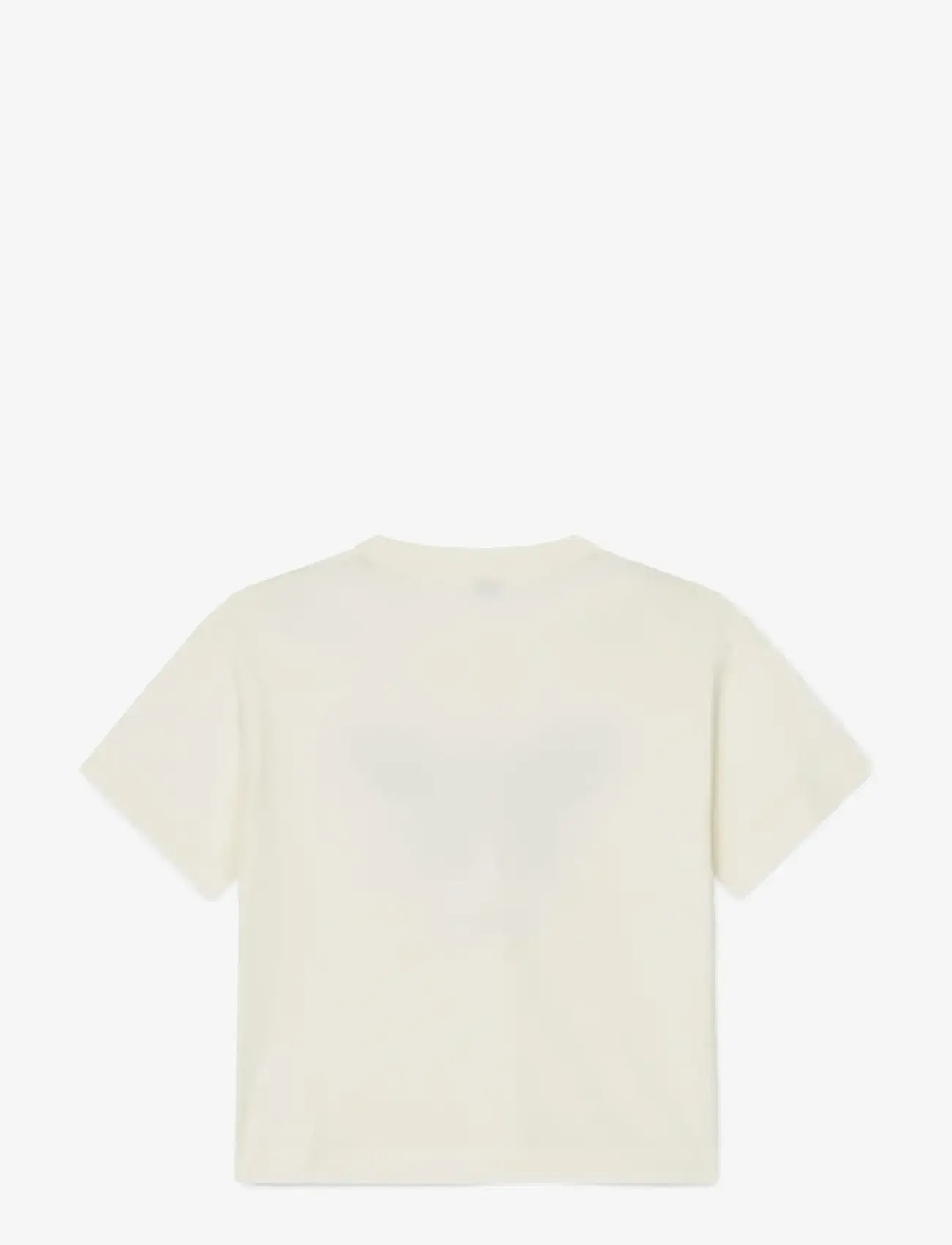 Mads Nørgaard - Dry Single Tristi Tee - kortærmede t-shirts - vanilla ice/butterfly - 1