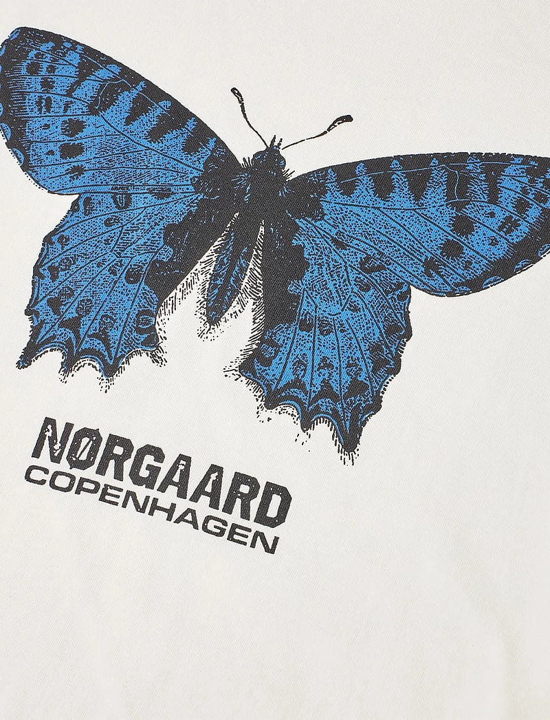 Mads Nørgaard - Dry Single Tristi Tee - kortærmede t-shirts - vanilla ice/butterfly - 2