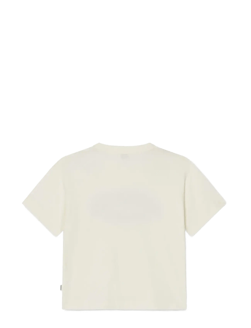 Mads Nørgaard - Dry Single Tristi Tee - kortærmede t-shirts - vanilla ice/walnut - 1