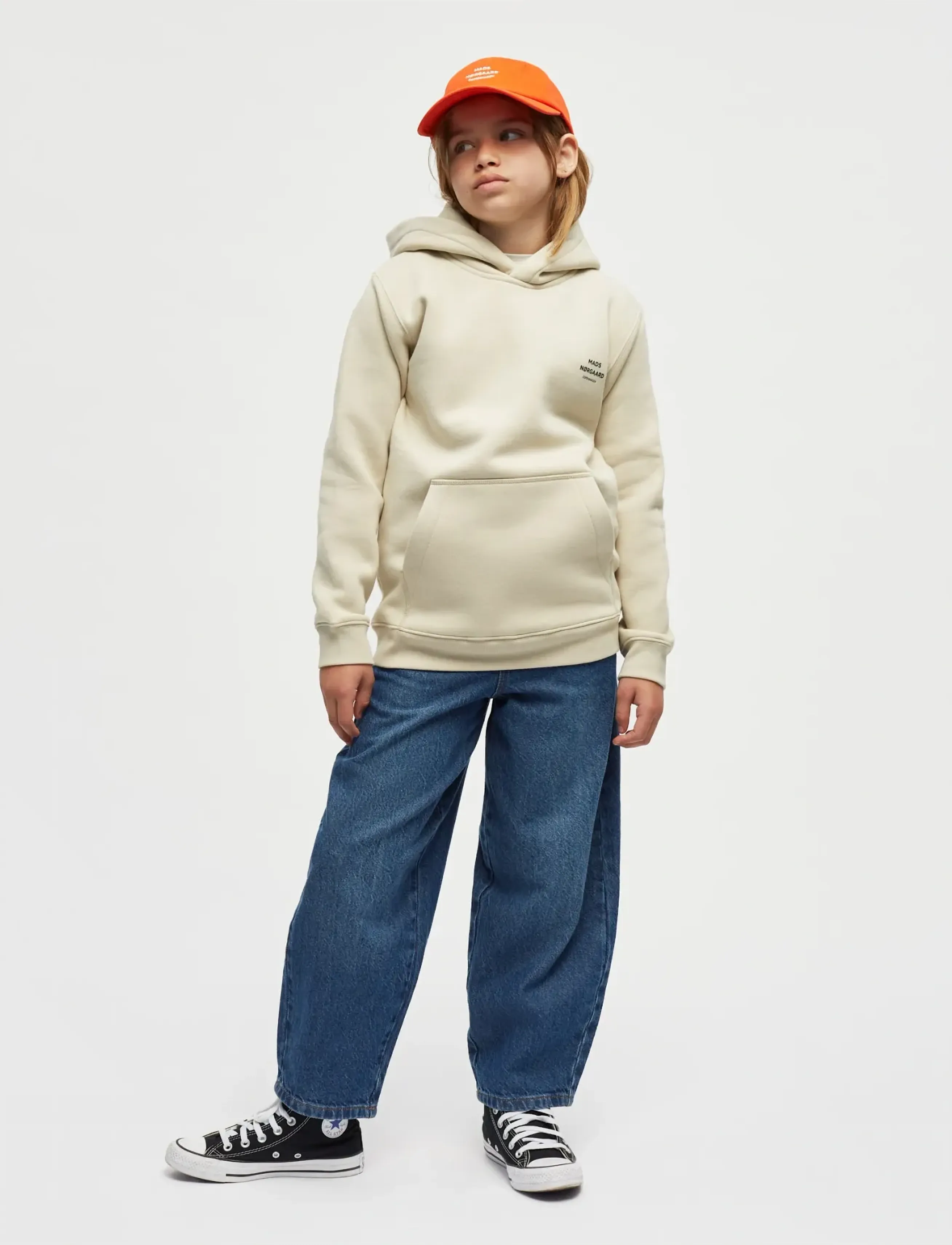 Mads Nørgaard Standard Hudini Sweatshirt - Sweatshirts - CASTLE WALL / beige