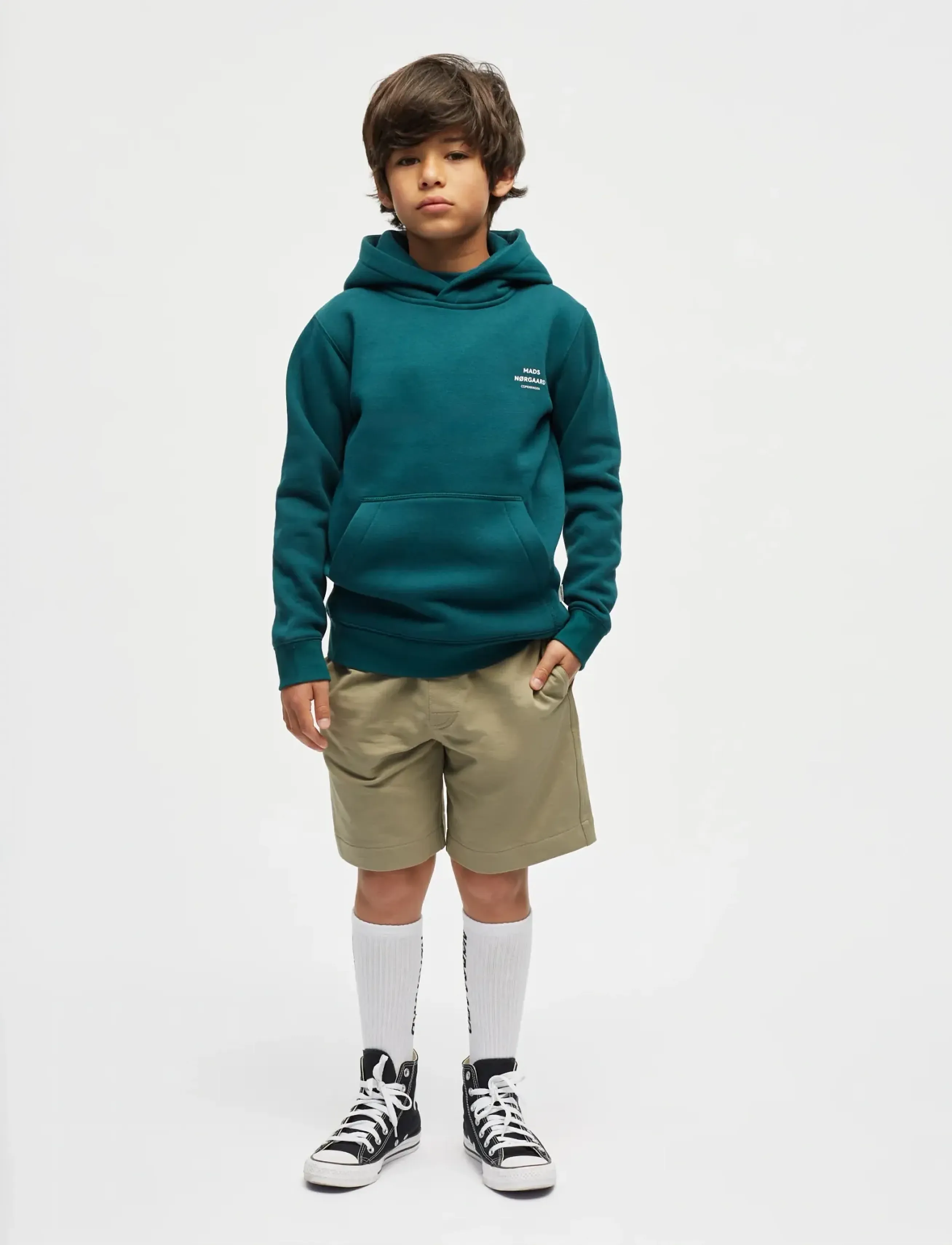 Mads Nørgaard Standard Hudini Sweatshirt - Sweatshirts & Hoodies - DEEP SEA / green