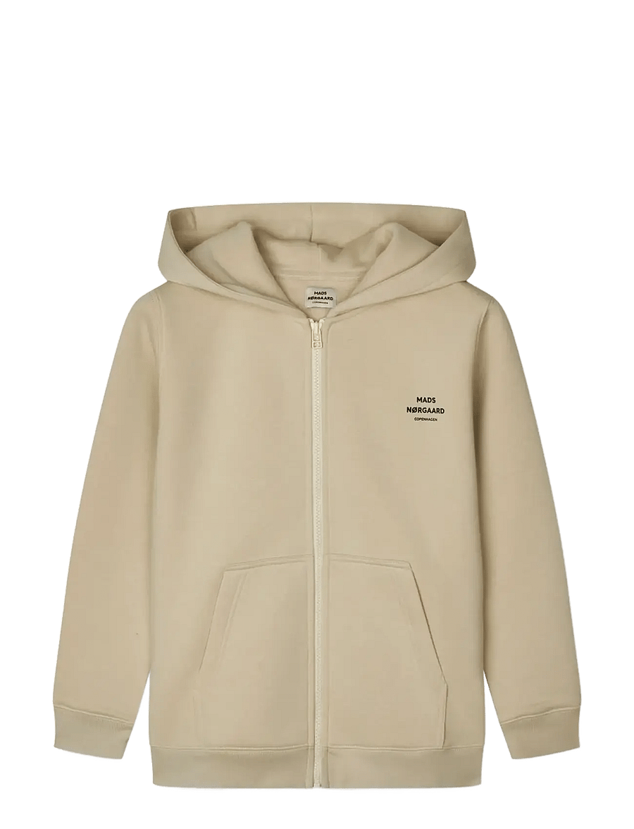 Mads Nørgaard - Standard Hudini Zip Sweatshirt - huvtröjor - castle wall - 0