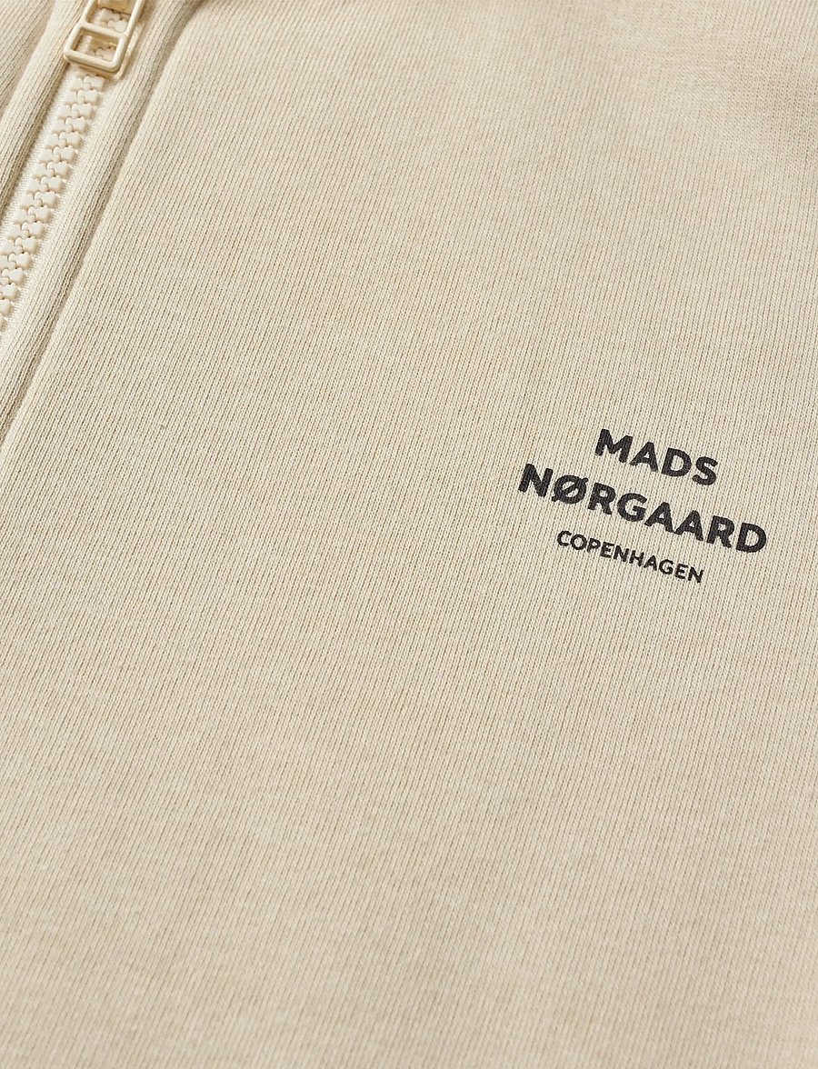 Mads Nørgaard - Standard Hudini Zip Sweatshirt - huvtröjor - castle wall - 2