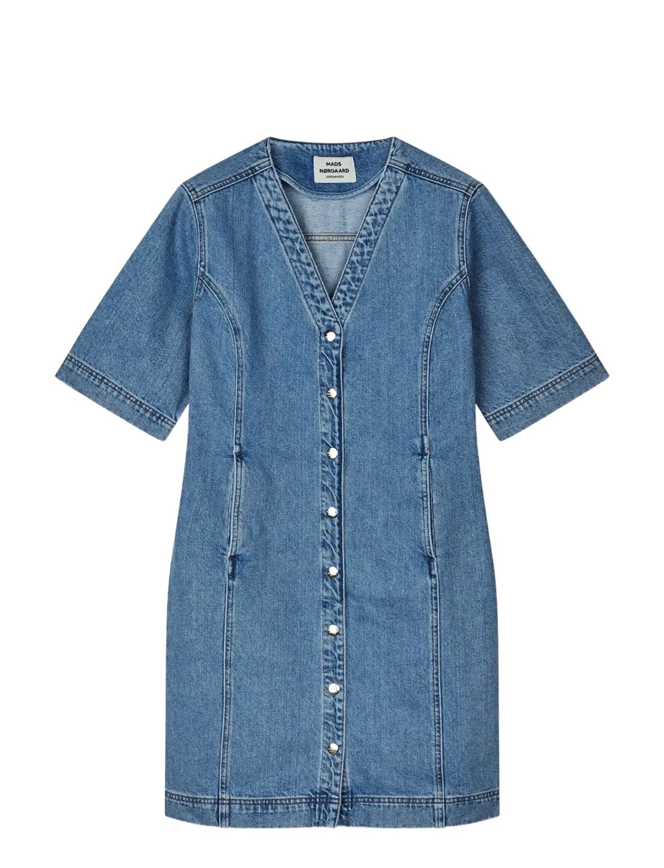 MADS NØRGAARD Luke Denim Vigga Kleid Blau - 36 - Damen