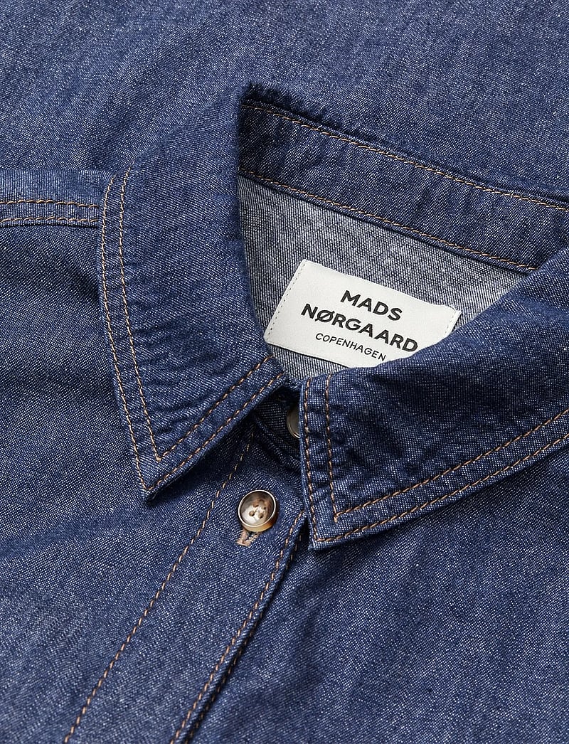 Mads Nørgaard - Air Denim Crani Shirt - jeanshemden - mid blue denim - 3