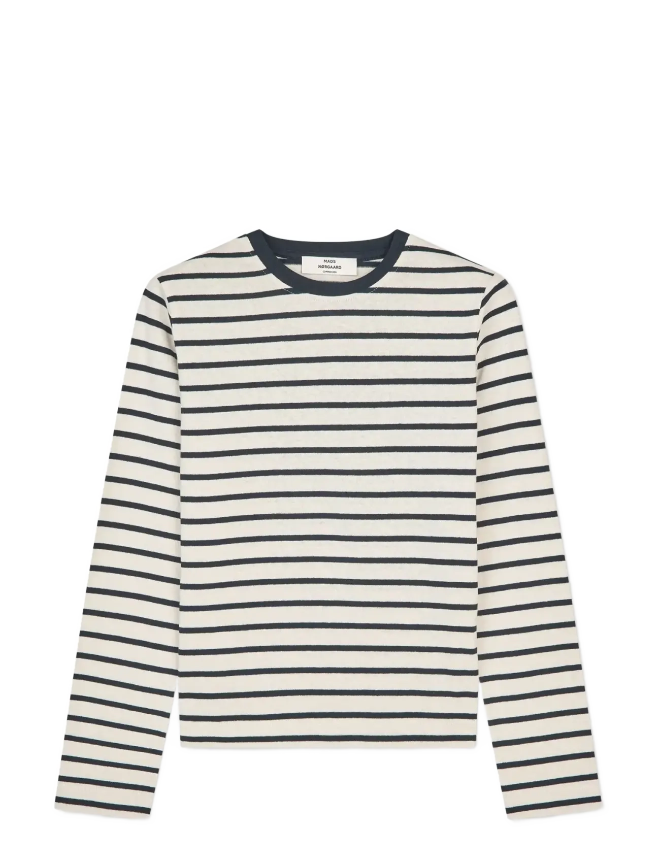 Mads Nørgaard Pablo Maggie Tee LS - Kleidung - VANILLA ICE/SKY CAPTAIN / navy