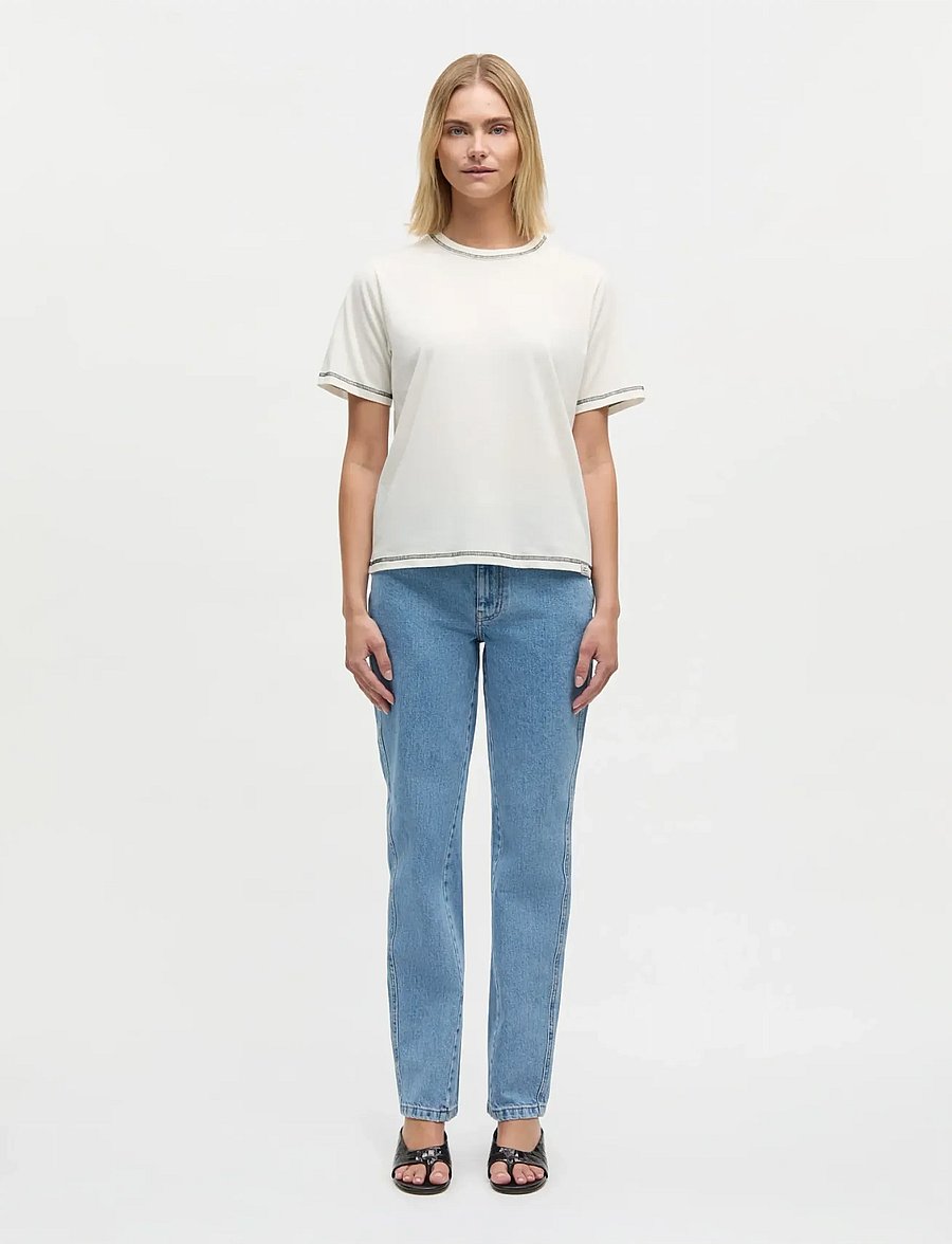 Mads Nørgaard - Luke Denim Regy Jeans - raka jeans - blue vintage - 0