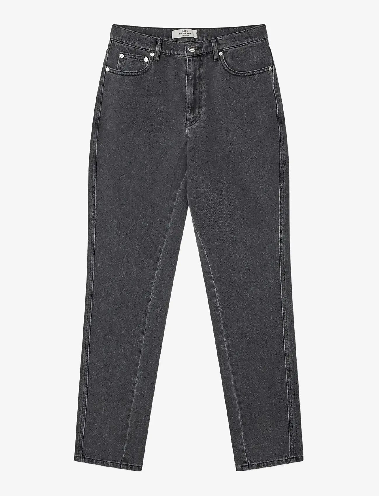 Mads Nørgaard - Luke Black Denim Regy Jeans - raka jeans - black vintage - 1