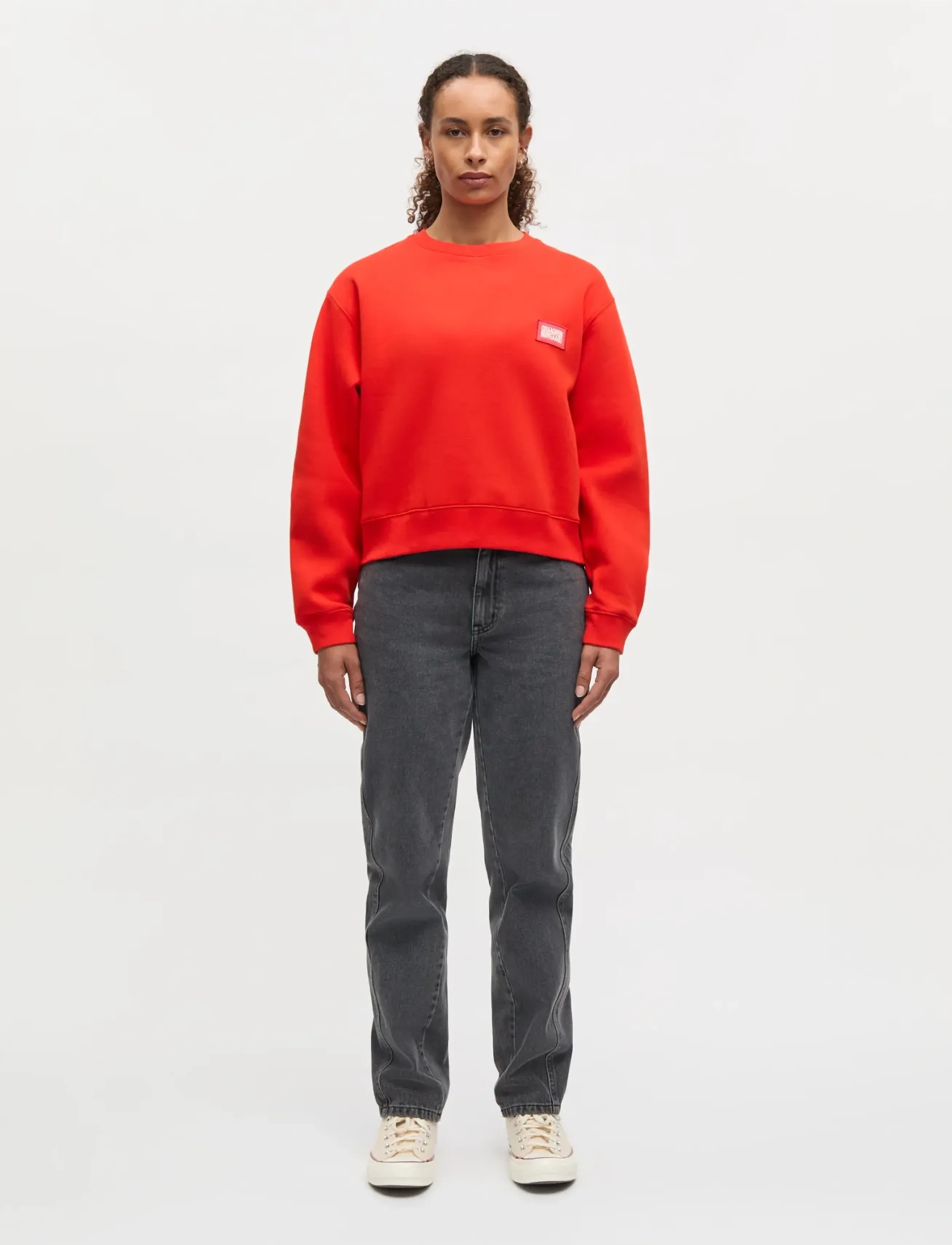 Mads Nørgaard Luke Black Denim Regy Jeans - Transitional Layering - BLACK VINTAGE / black