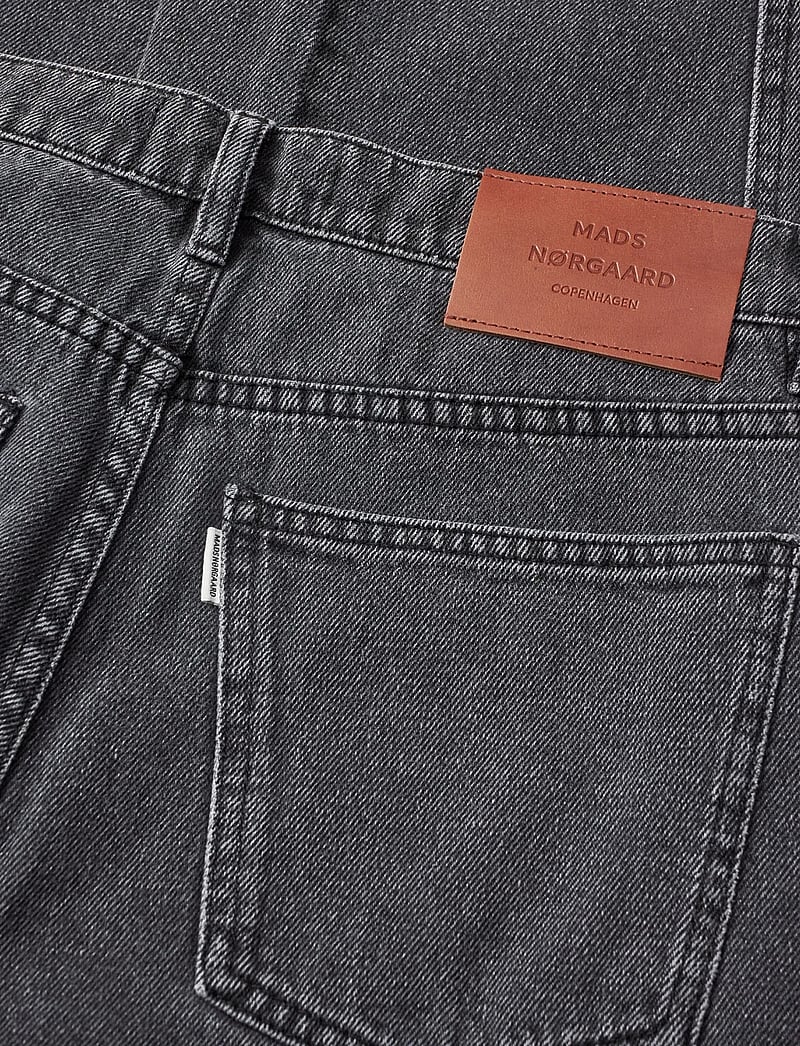 Mads Nørgaard - Luke Black Denim Regy Jeans - raka jeans - black vintage - 3