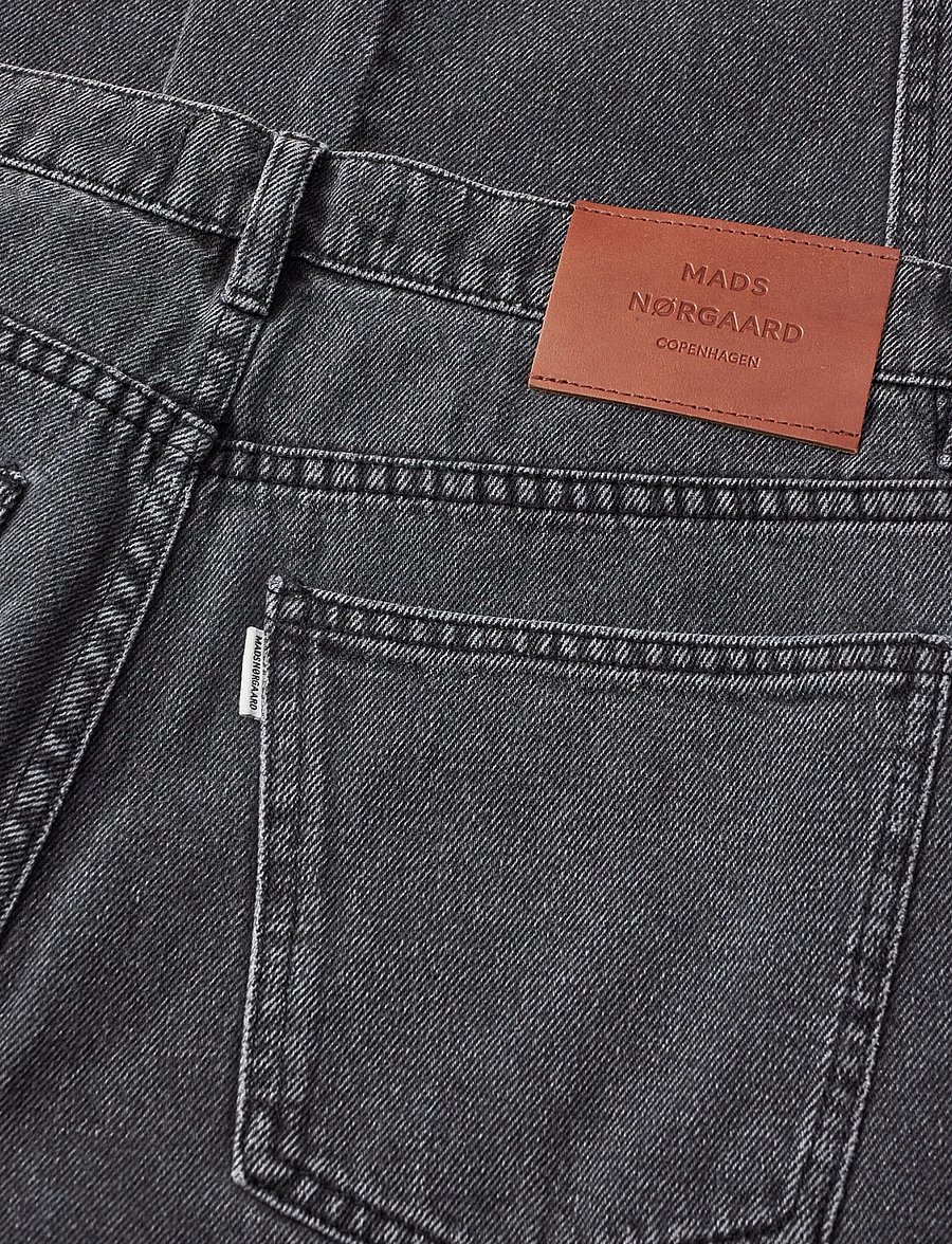 Mads Nørgaard - Luke Black Denim Regy Jeans - suorat farkut - black vintage - 3