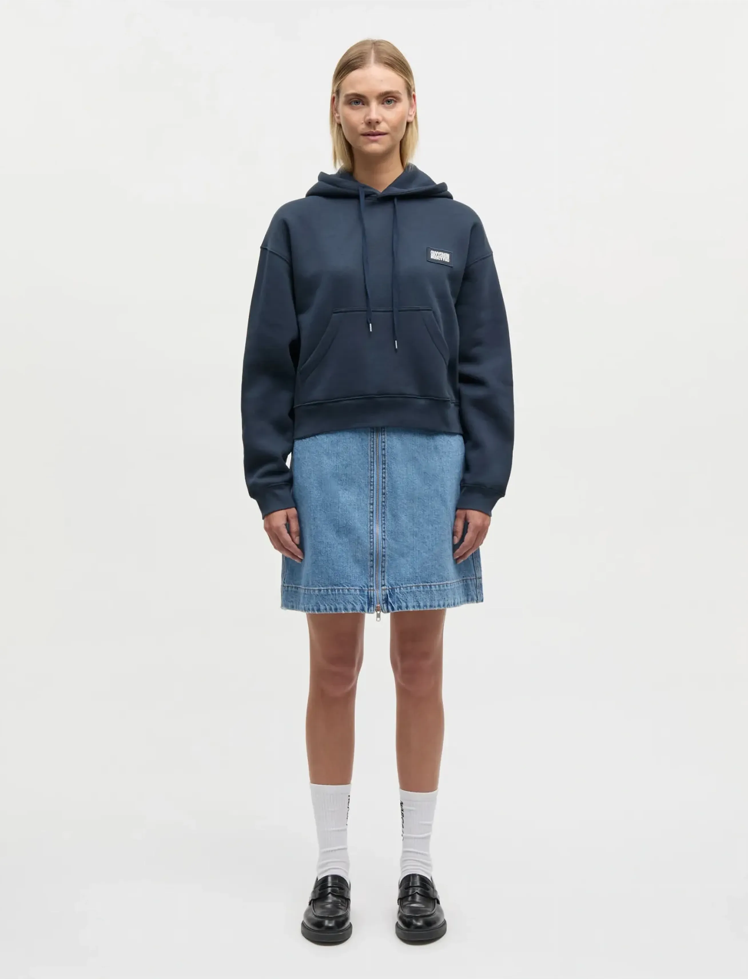 Mads Nørgaard Luke Denim Riva Skirt - Jeansröcke - BLUE VINTAGE / blue
