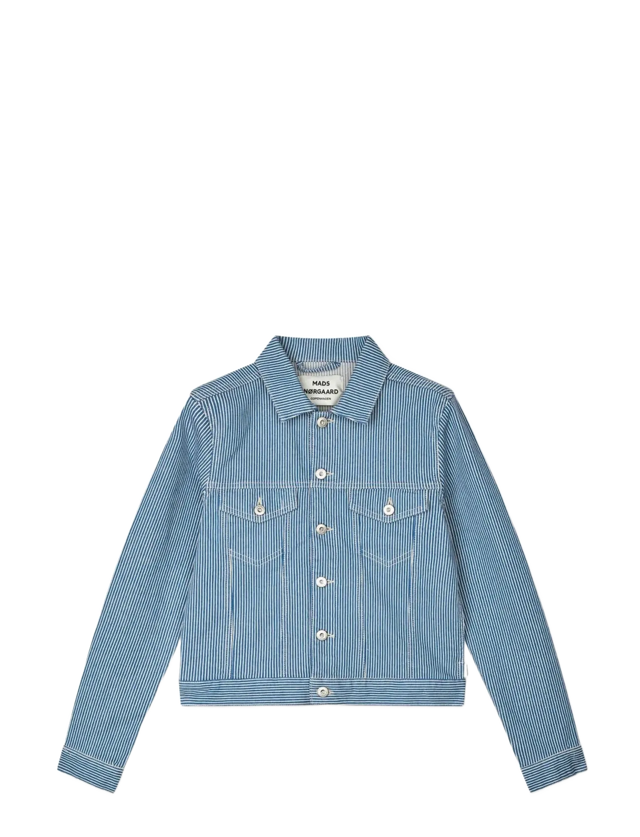 Mads Nørgaard Hickory Punk Demi Jacket - Klær - BRIGHT COBALT / blue