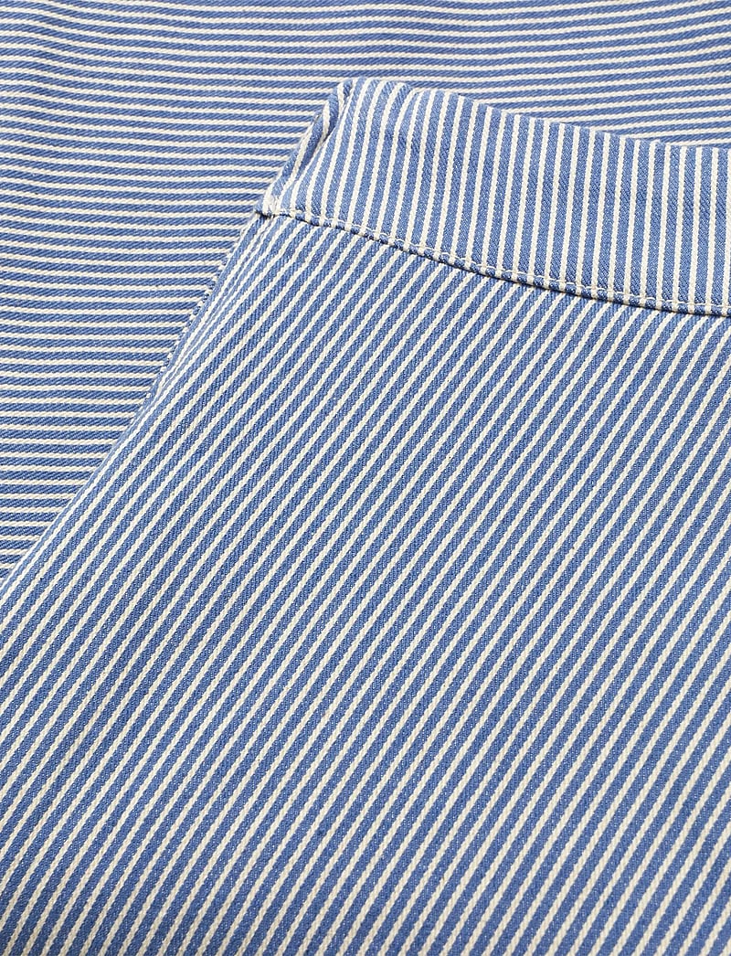 Mads Nørgaard - Hickory Punk Stelly Skirt - midi nederdele - bright cobalt - 3