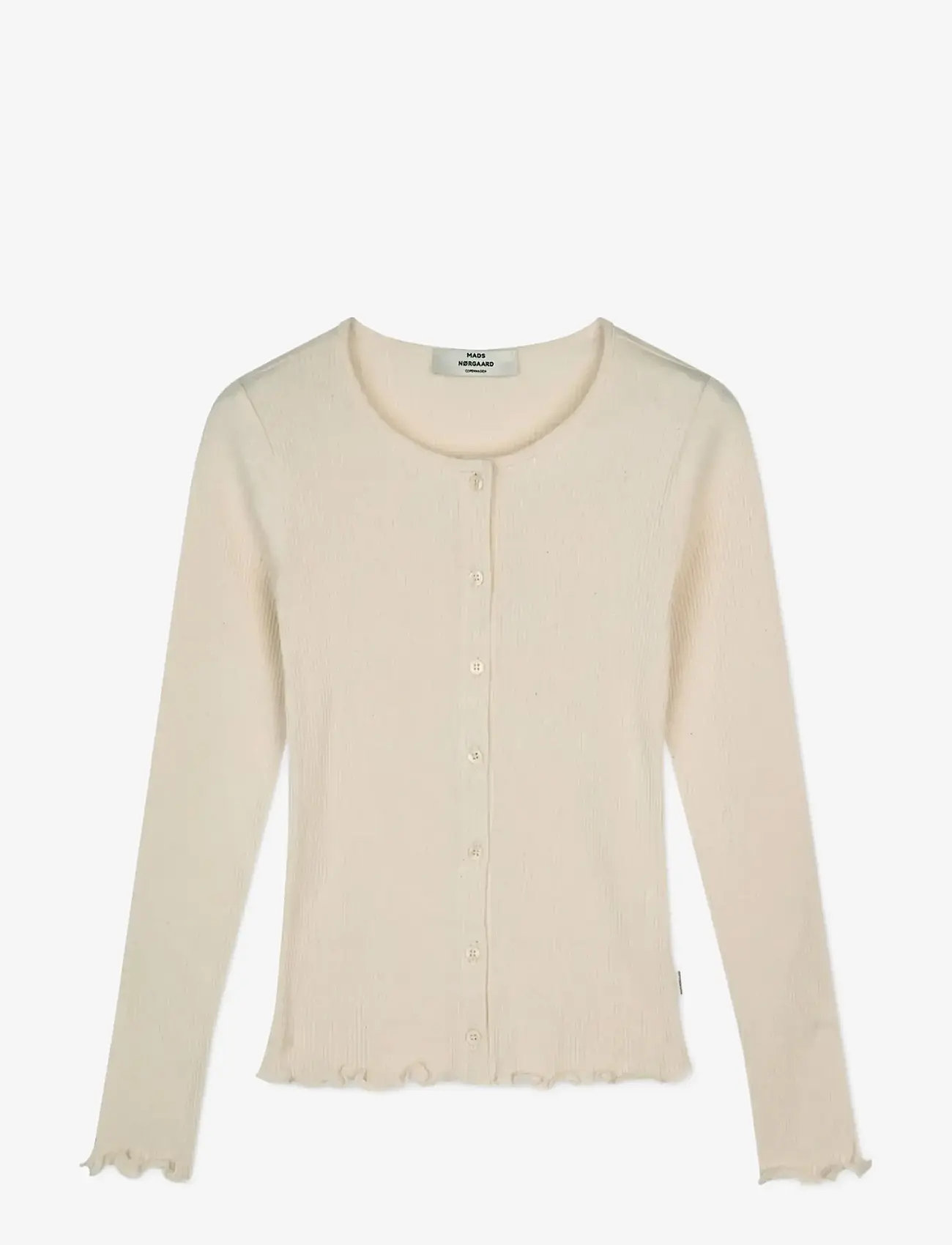 Mads Nørgaard - 4x2 Teco Amy Cardigan - cardigans - almond oil - 1