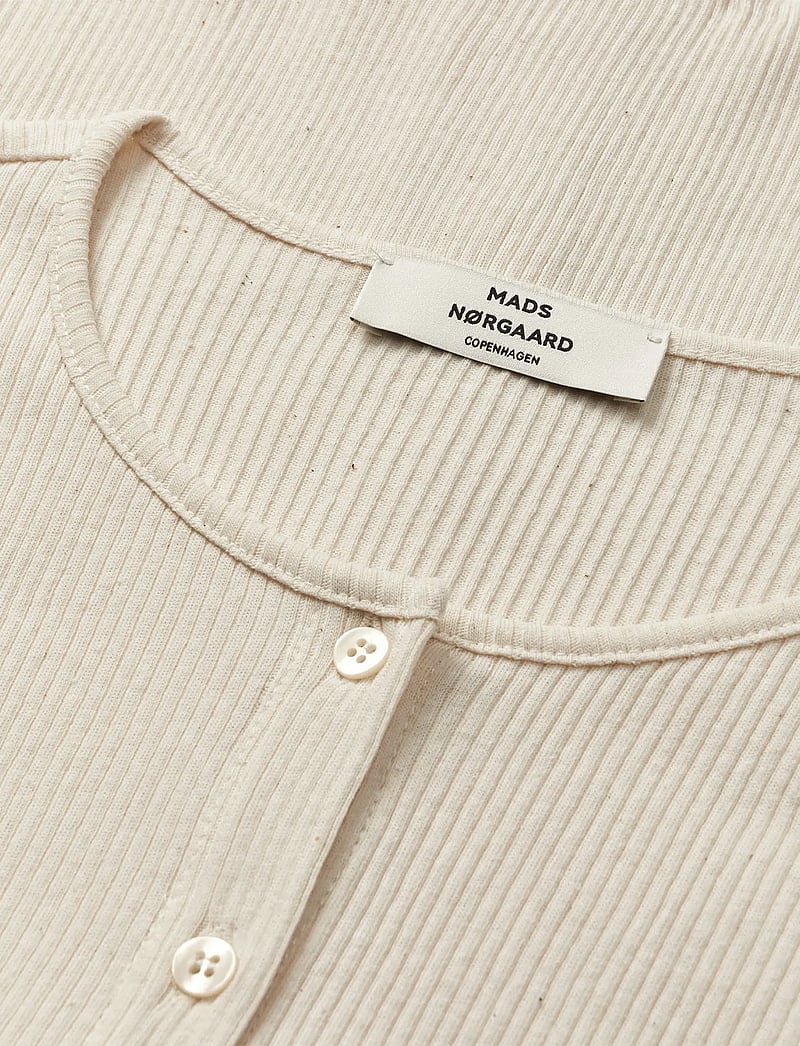 Mads Nørgaard - 4x2 Teco Amy Cardigan - cardigans - almond oil - 3