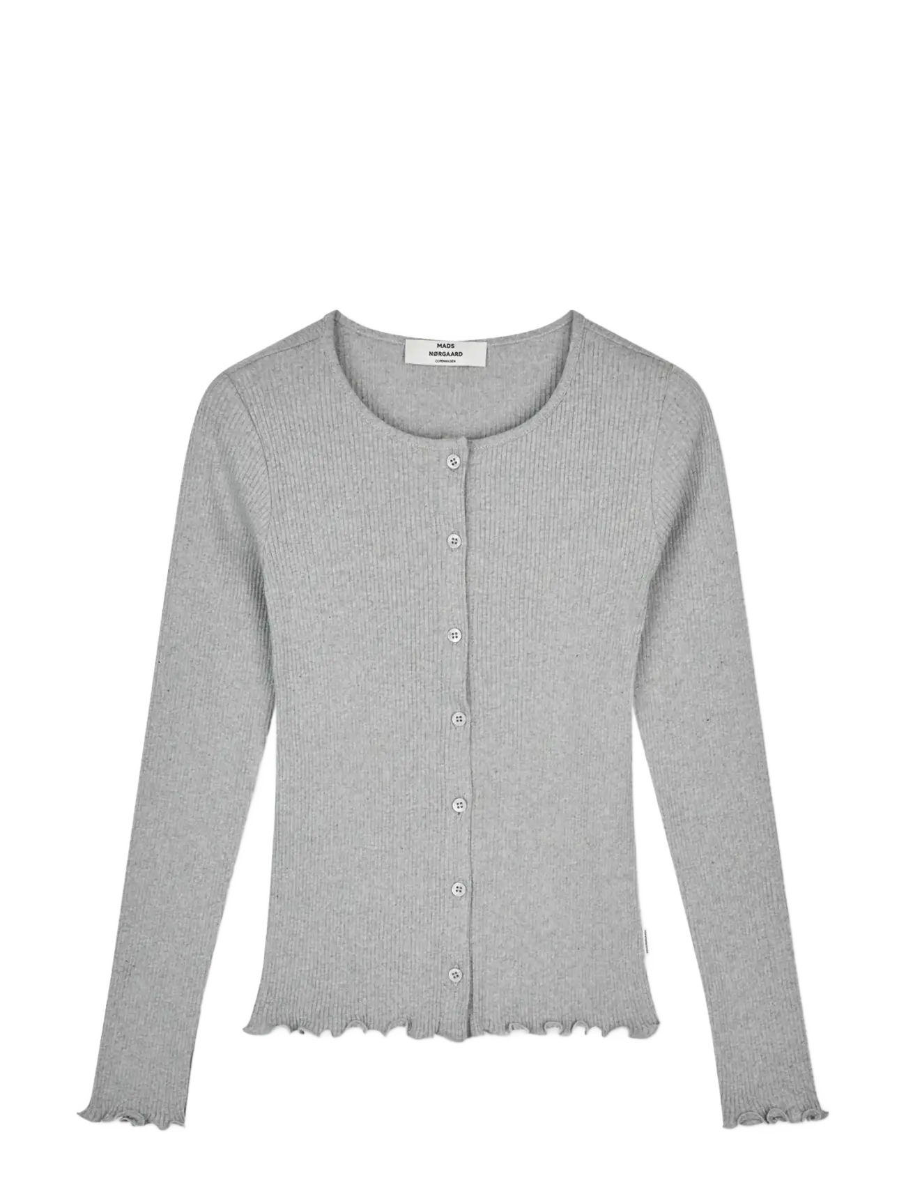 Mads Nørgaard 4x2 Teco Amy Cardigan - Mads Nørgaard - GREY MELANGE / grey