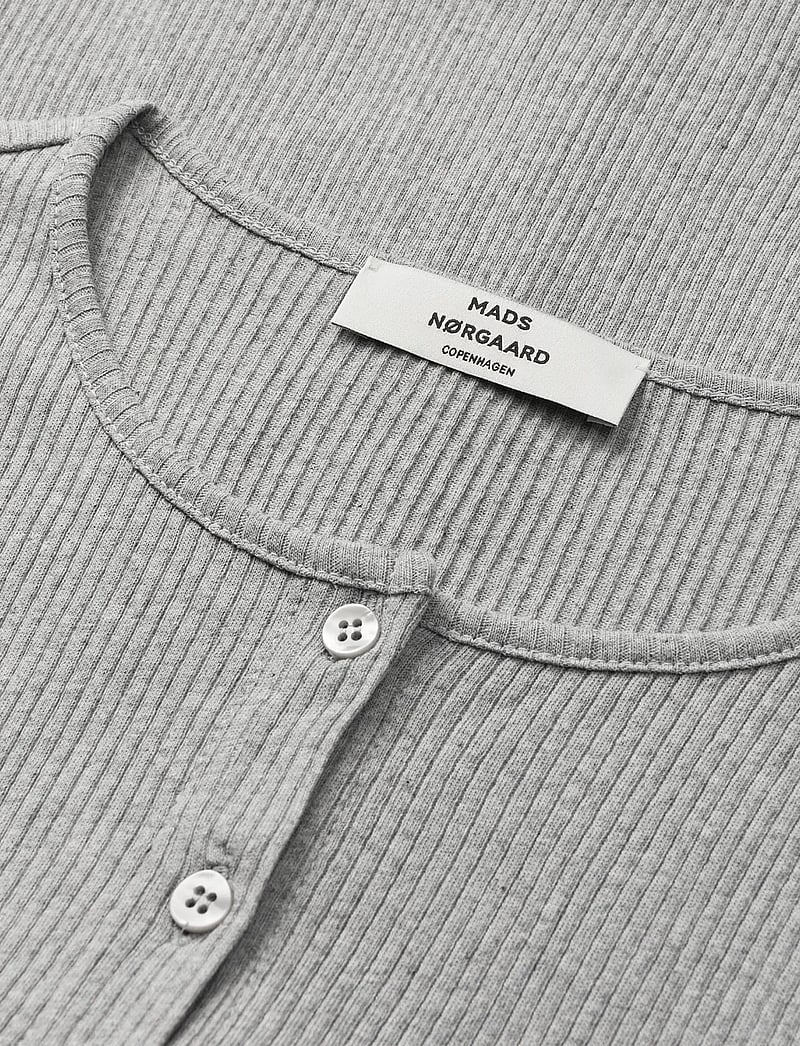 Mads Nørgaard - 4x2 Teco Amy Cardigan - cardigans - grey melange - 3