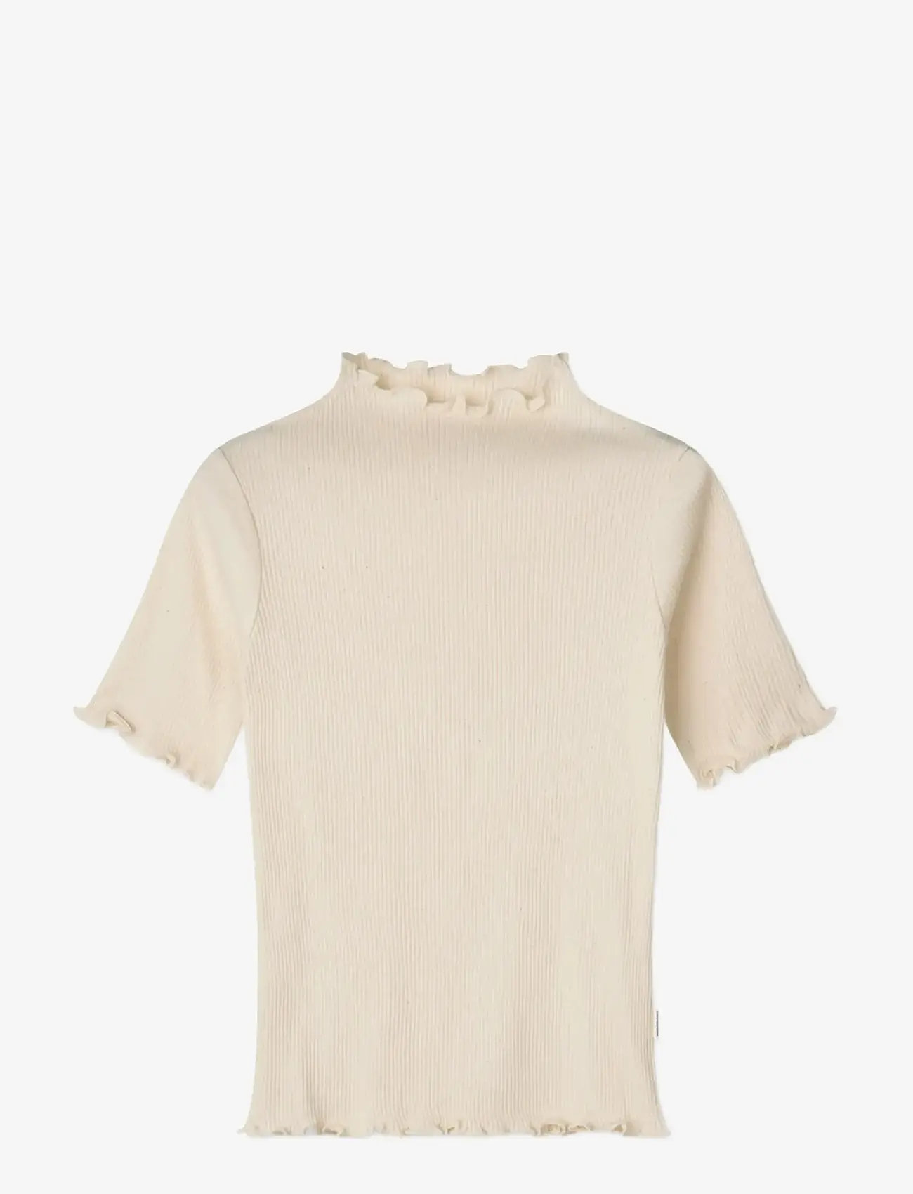 Mads Nørgaard - 4x2 Teco Trine Tee - t-shirts - almond oil - 1